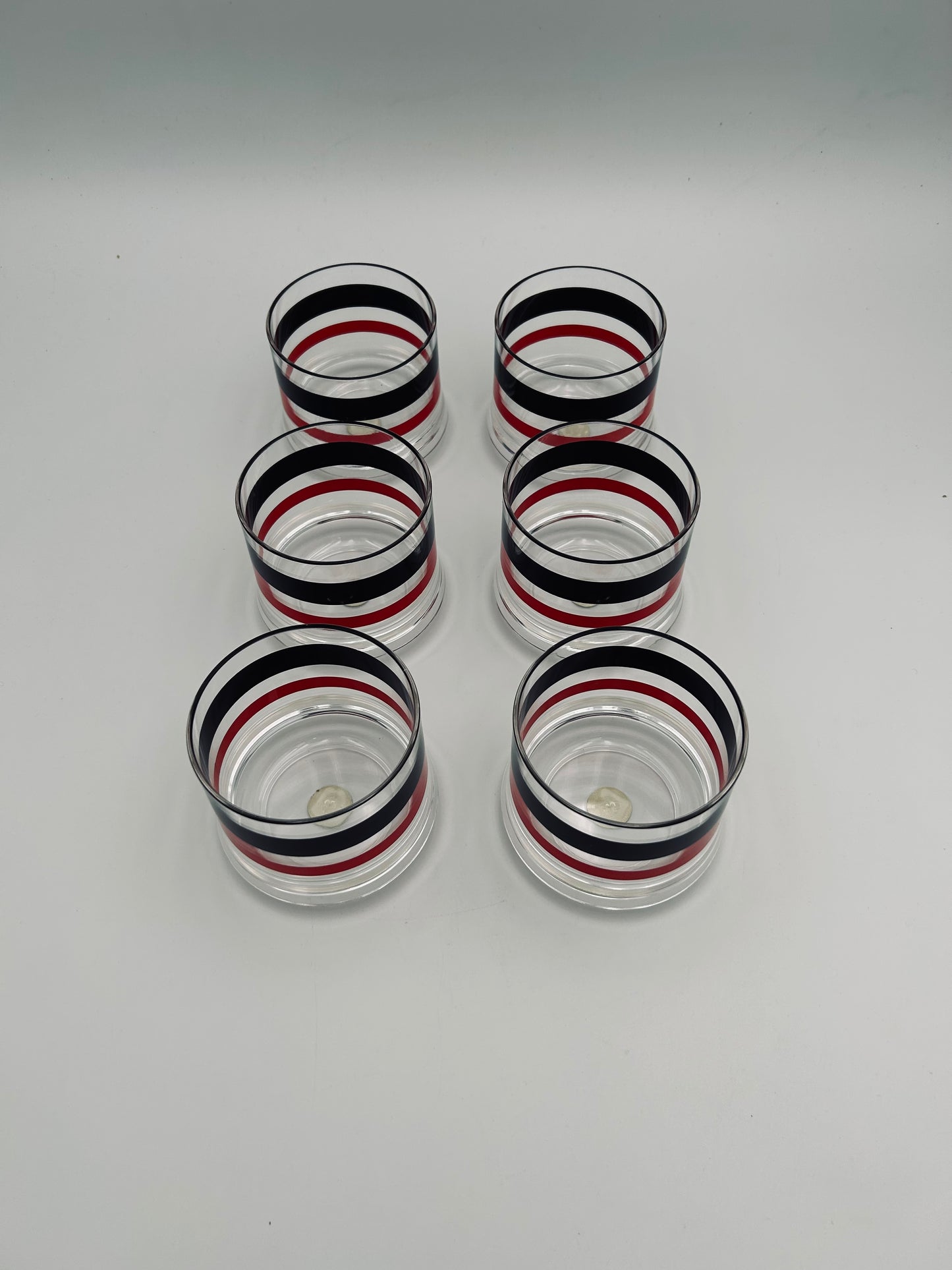 Verres à eau, Pagoda, Paolo Tilche, Guzzini, 70s