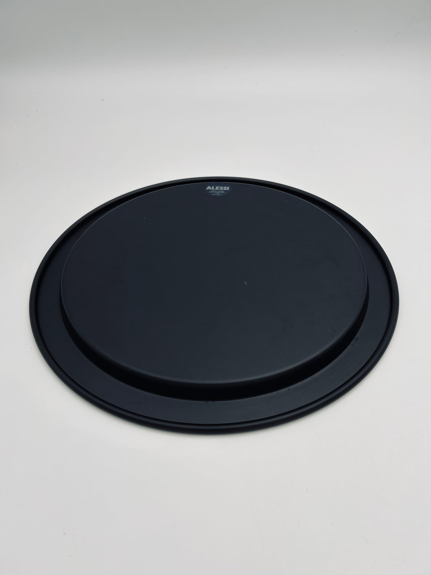 Plateau à antipasti "B51", résine noire, Alessi, Ettore Sottsass 90s