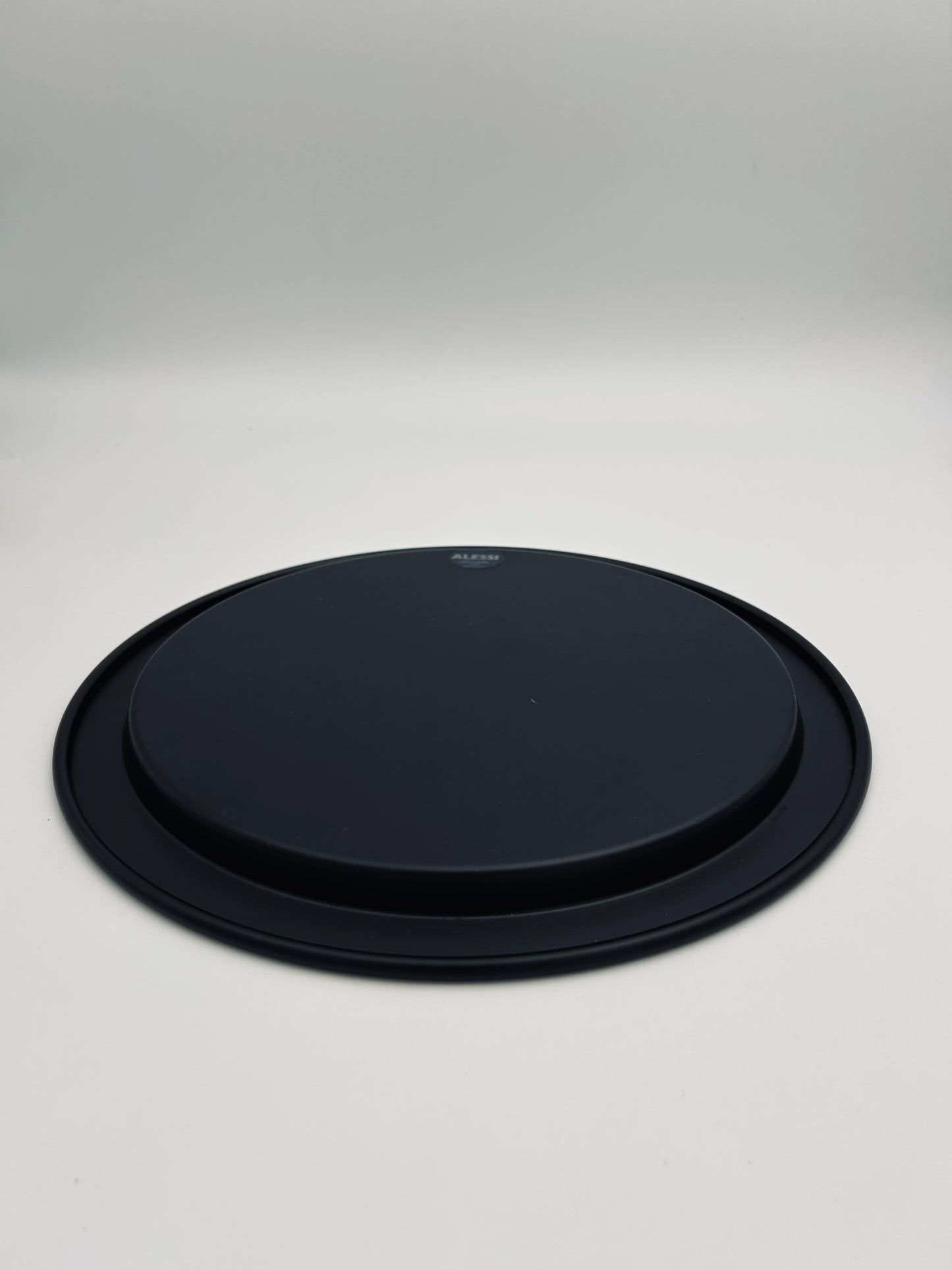 Plateau à antipasti "B51", résine noire, Alessi, Ettore Sottsass 90s
