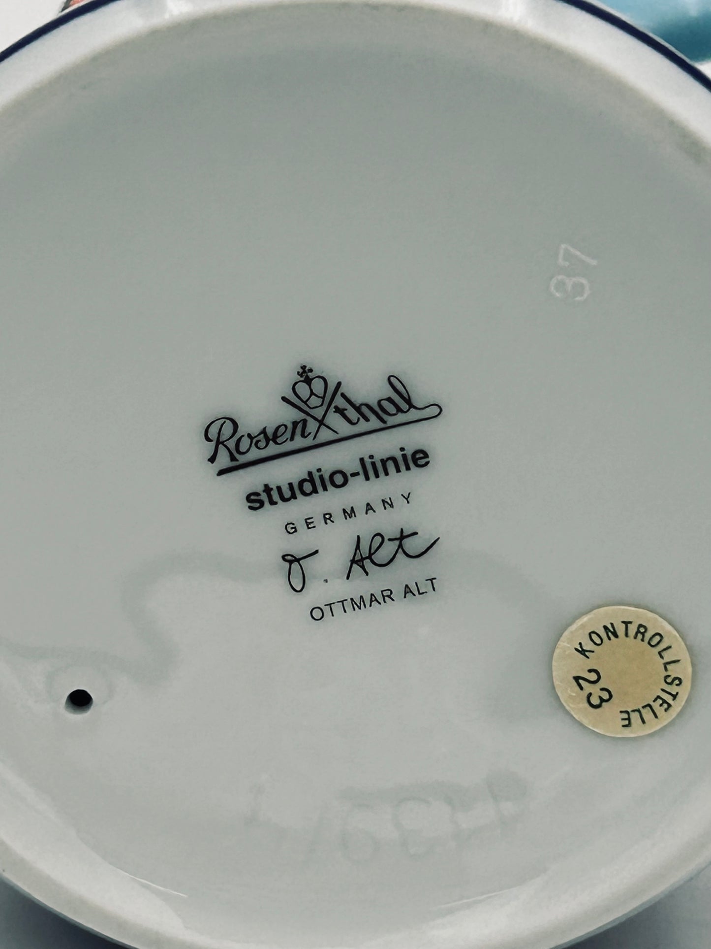 Sculpture totem, Otmar Alt, Rosenthal, 80s