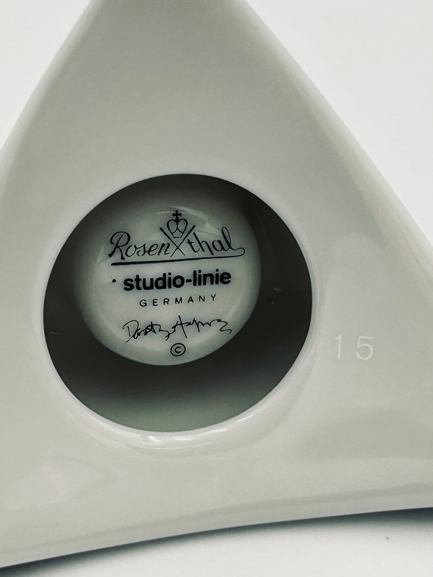 Bougeoirs en porcelaine, Dorothy Hafner, Rosenthal, 80s