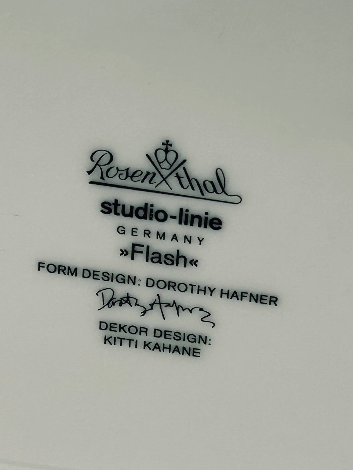 "Flash" cake tin, Dorothy Hafner, Rosenthal, 1980s