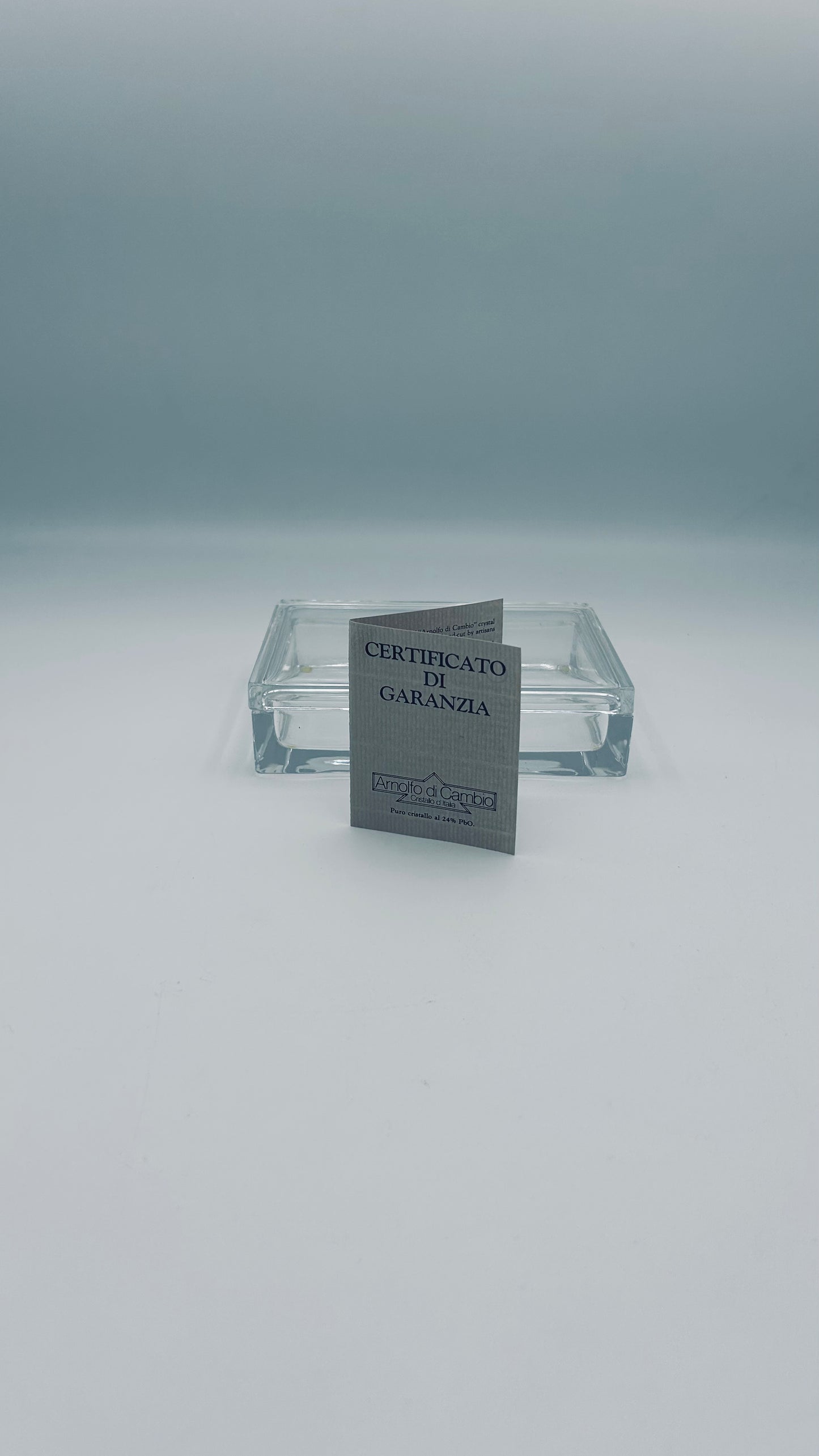 Boite en cristal, Arnolfo di Cambio, Italie, 80s