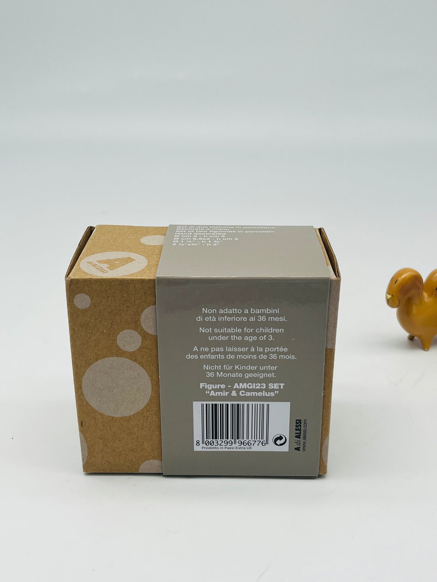Personnages de crèche "Amir et Camélus" Massimo Giacon, Alessi