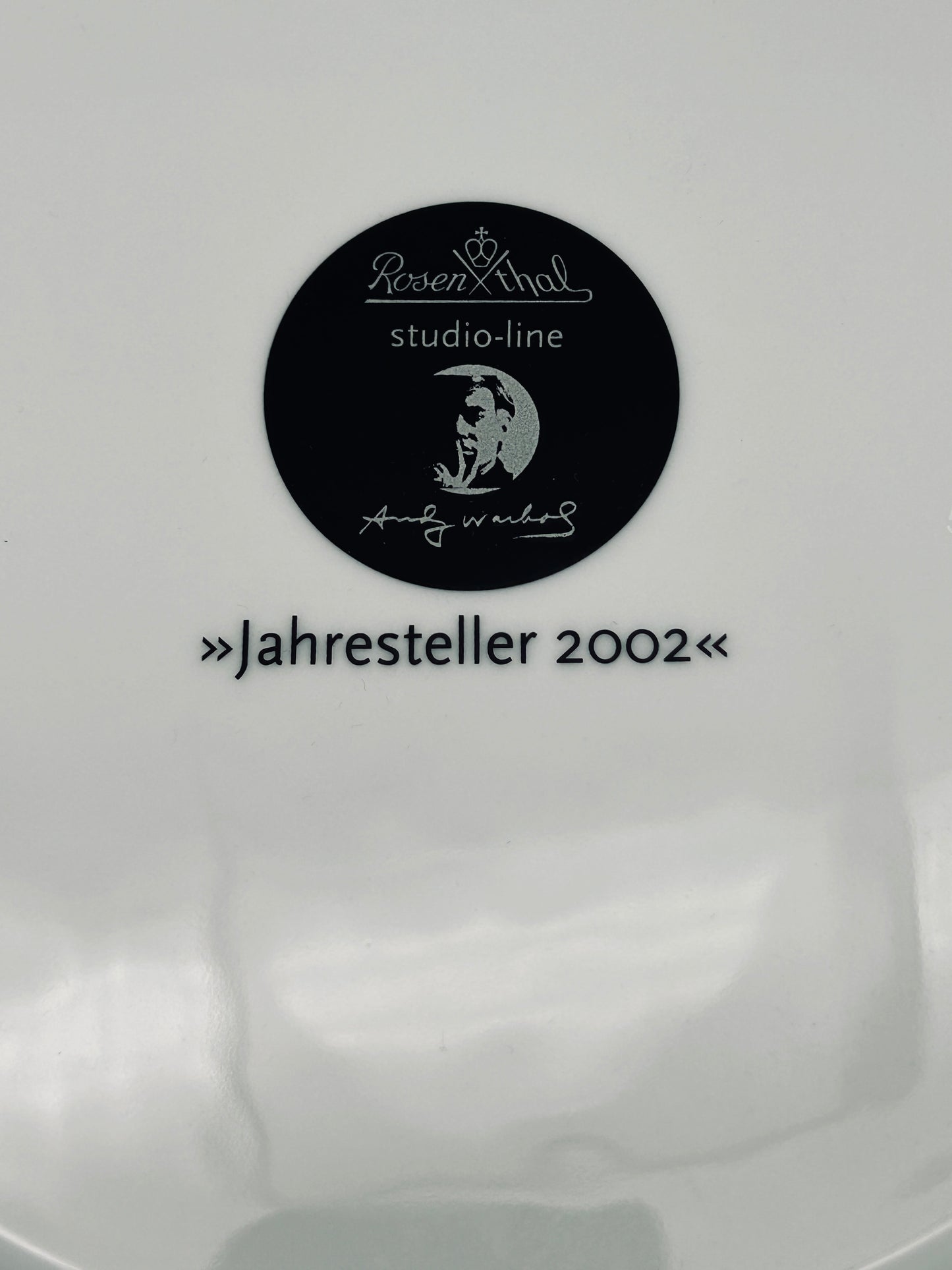 Serving plate 'The Golden Angels', Andy Warhol, Rosenthal, 2002