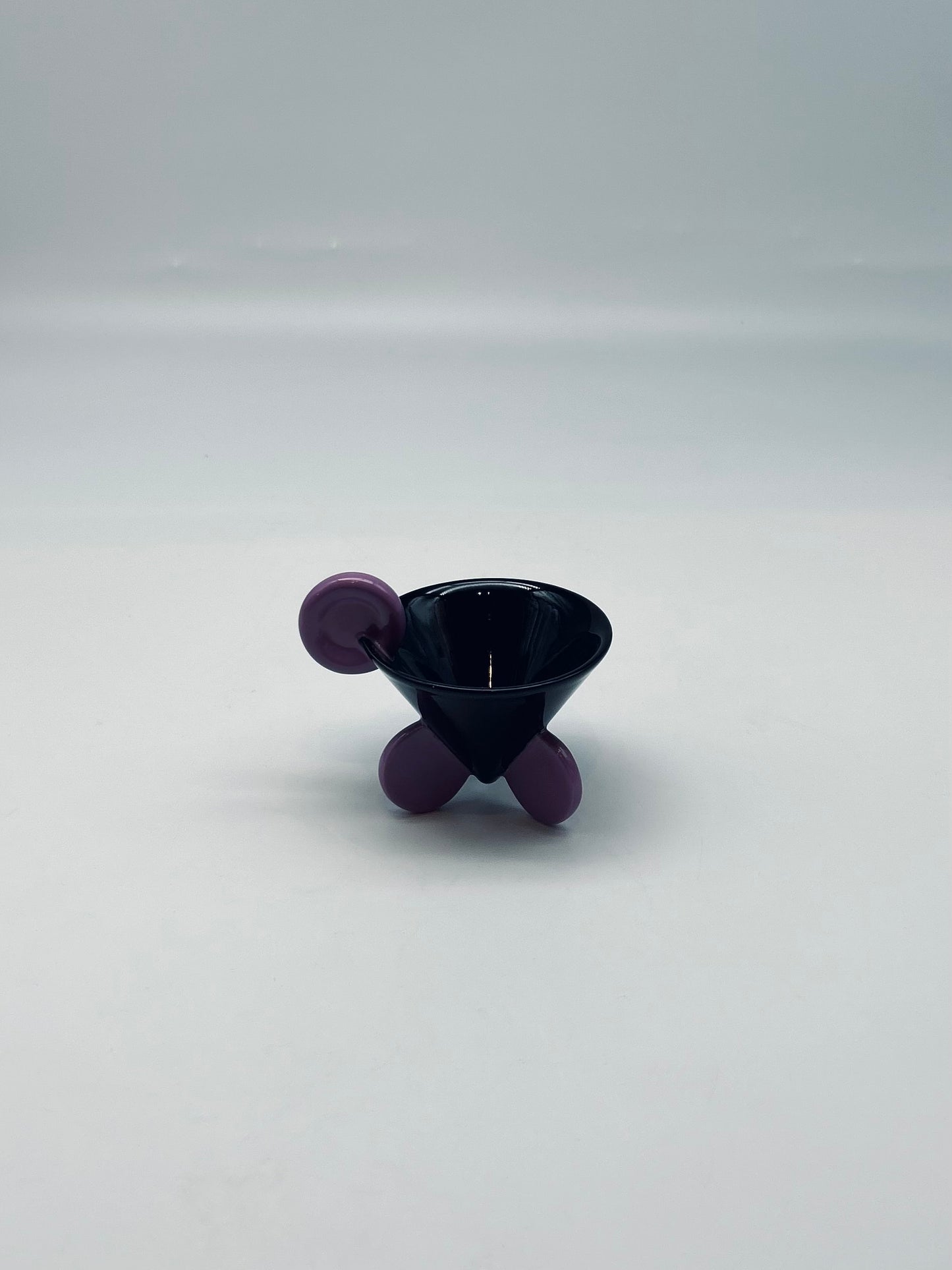 Set of 4 postmodern cups, Kato Kogei, Fujimori, Japan, 80s