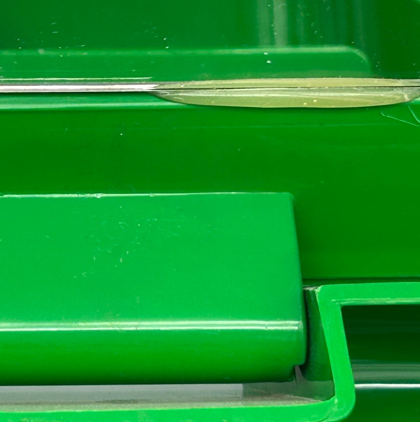 Coffret beauté vert avec miroir par Makio HASUIKE, Gedy, Italie, 70s