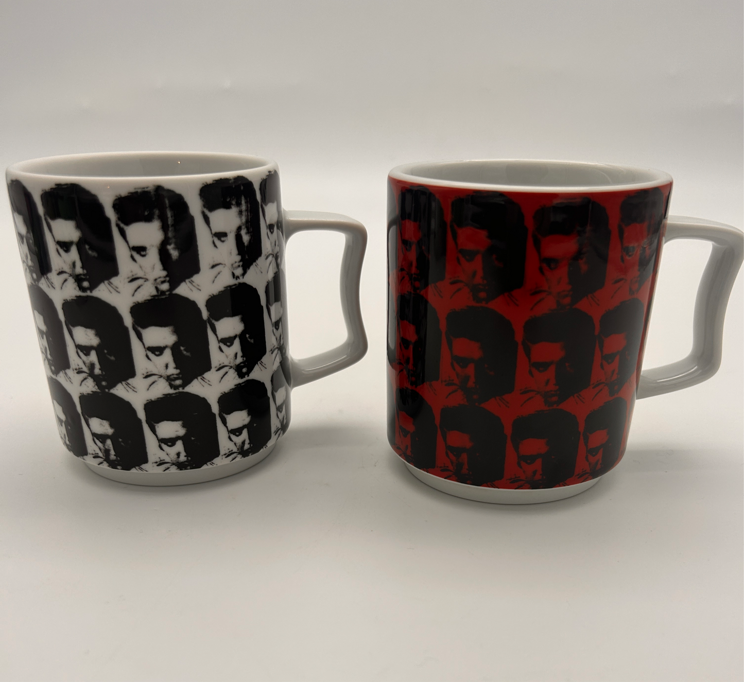 Duo de Mugs Elvis Presley Rosenthal Studio-line, Andy Warhol, Allemagne, 80s