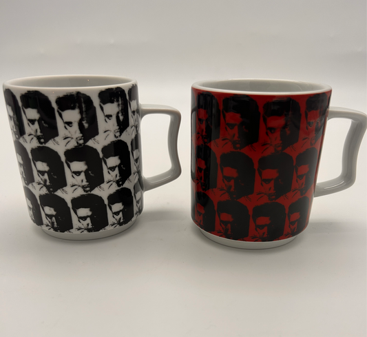 Duo de Mugs Elvis Presley Rosenthal Studio-line, Andy Warhol, Allemagne, 80s