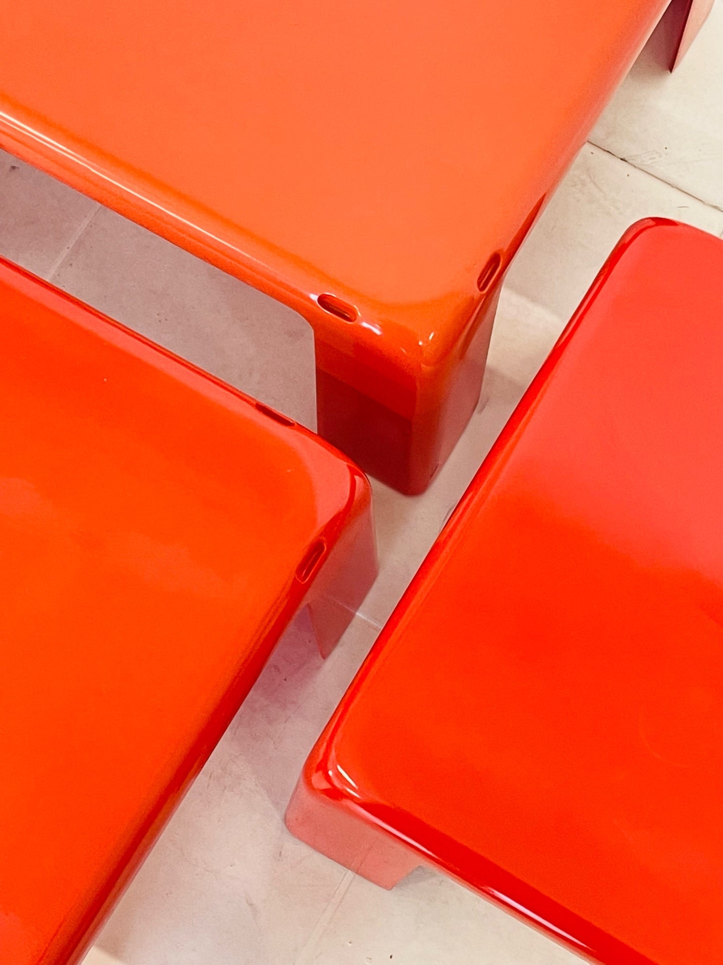Trois tables basses, Mario Bellini, C&BItalia, 70s