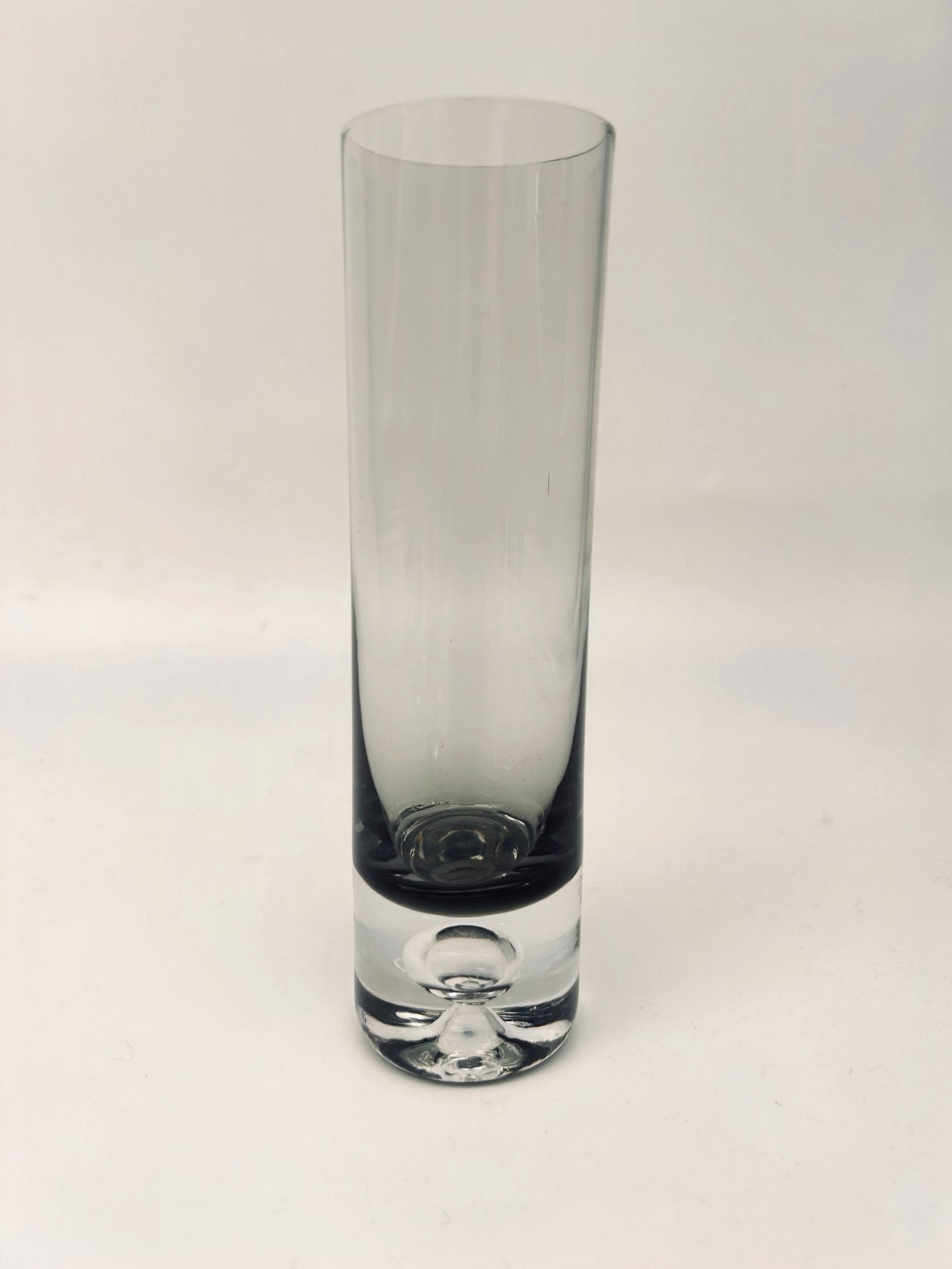 Flutes en cristal fumé Tapio Wirkkala Finland, 70s
