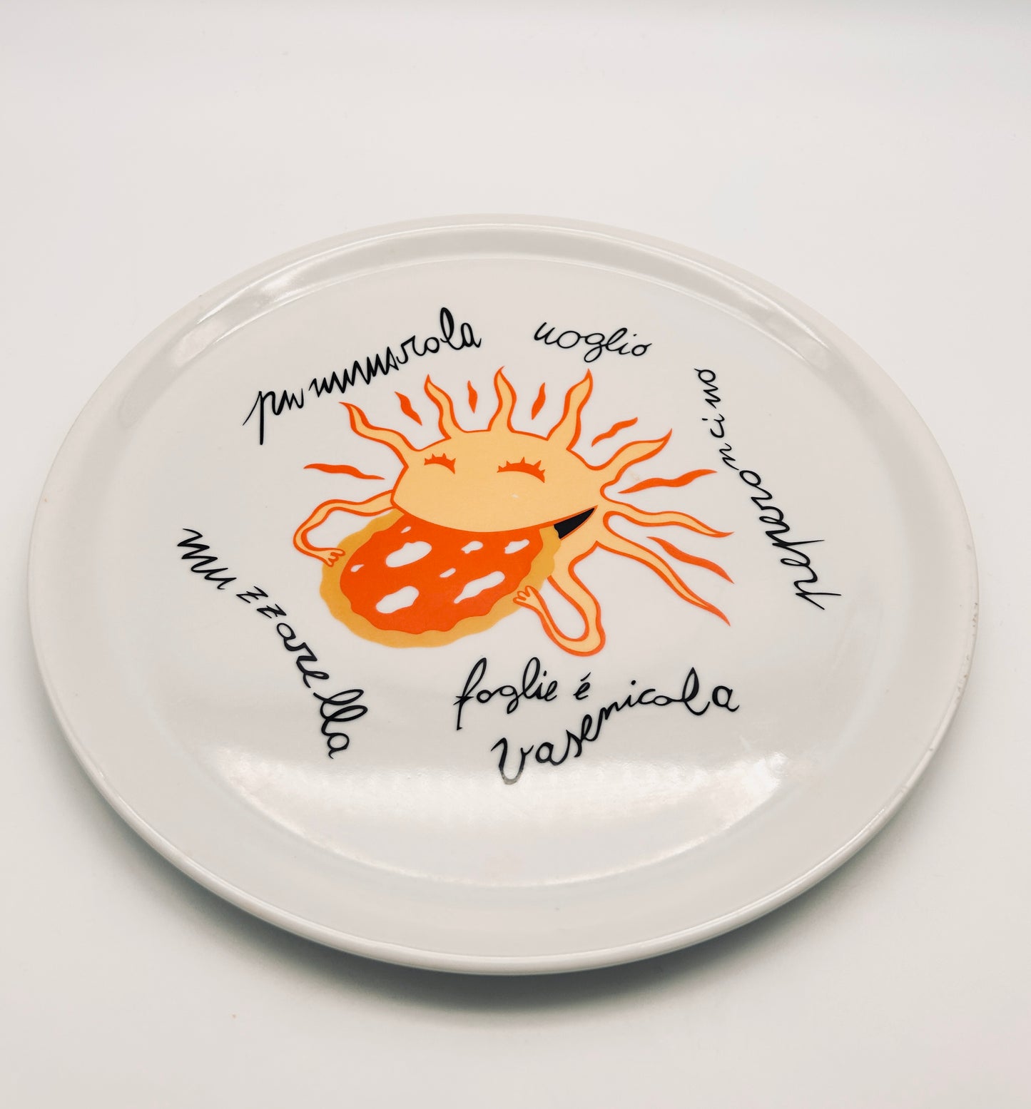 Assiette à Pizza Pummaroriella, Massimo Giacon, Alessi, 2000s