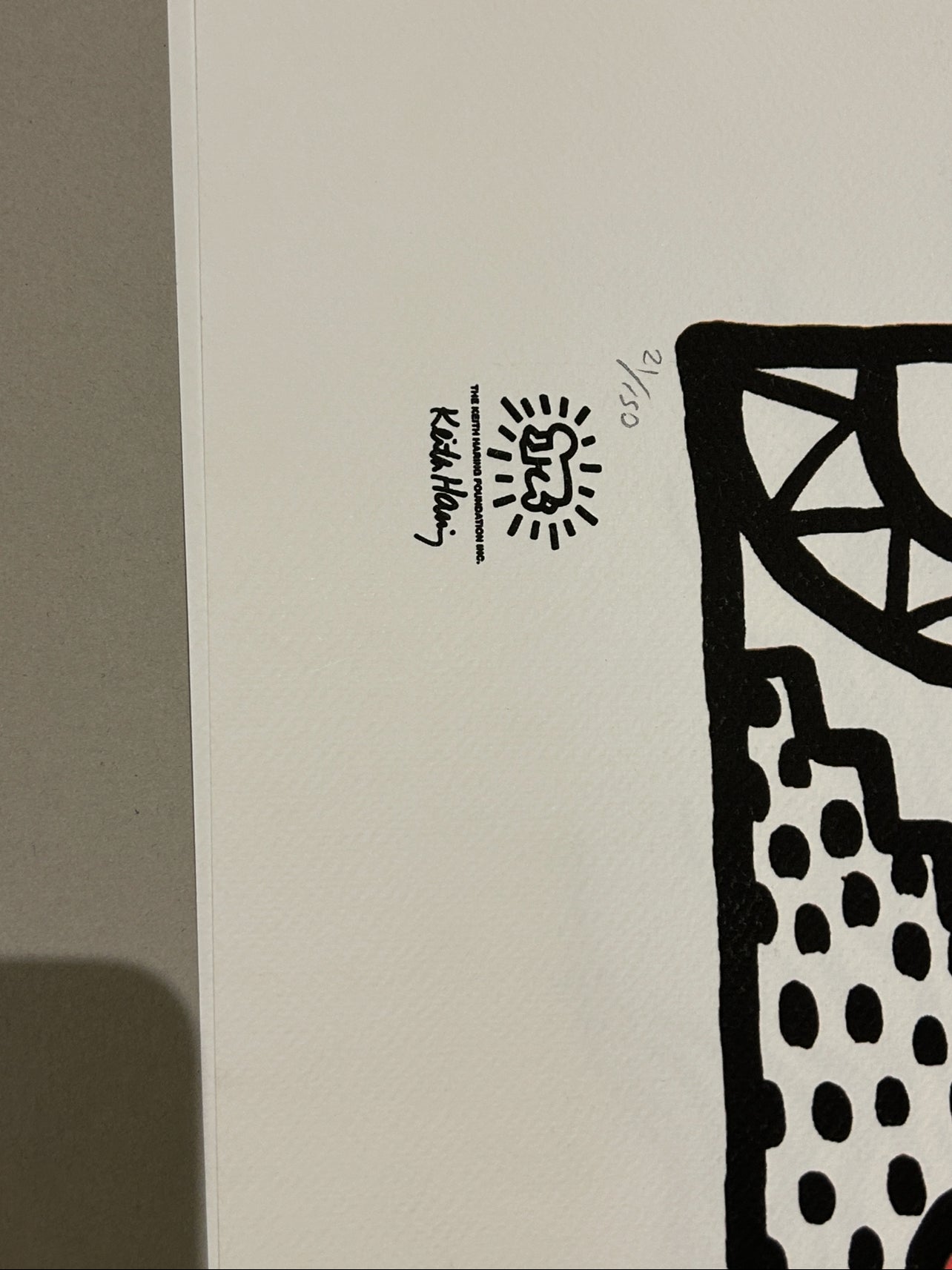 Lithographie, Keith Haring, USA 1982