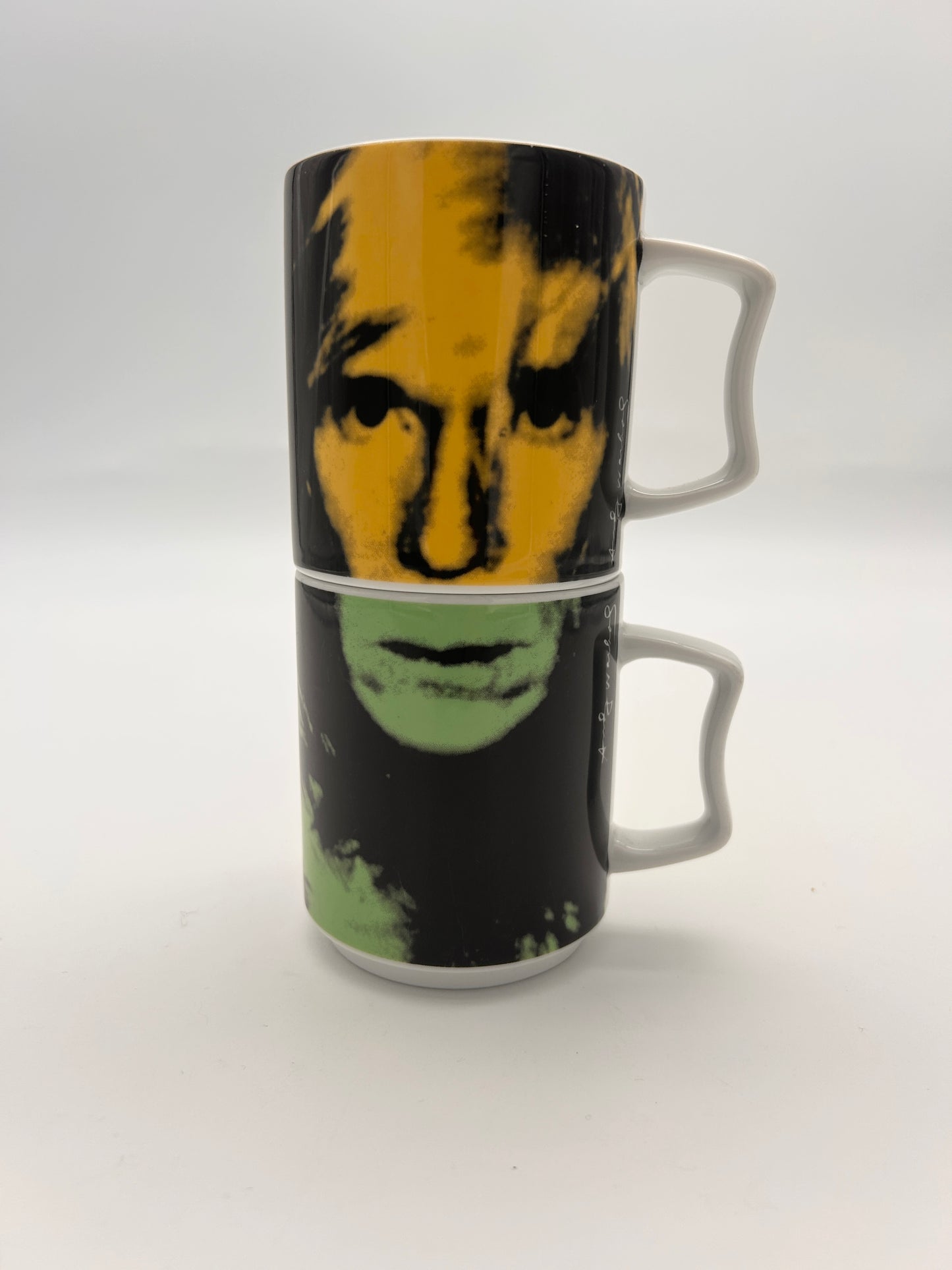 Duo de Mugs Rosenthal Studio-line, Andy Warhol, Allemagne, 80s