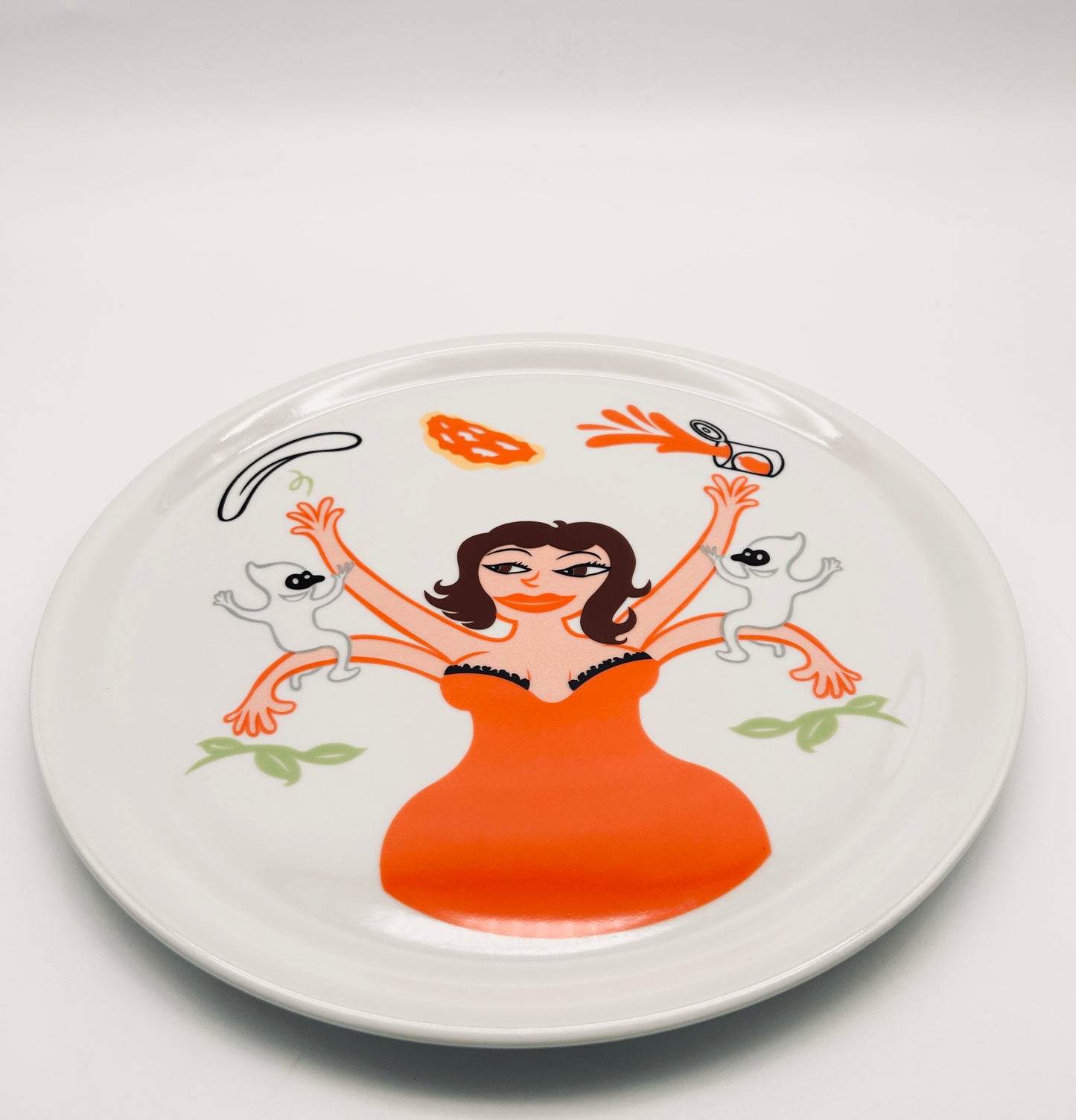 Assiette à Pizza Pummaroriella, Massimo Giacon, Alessi, 2000s