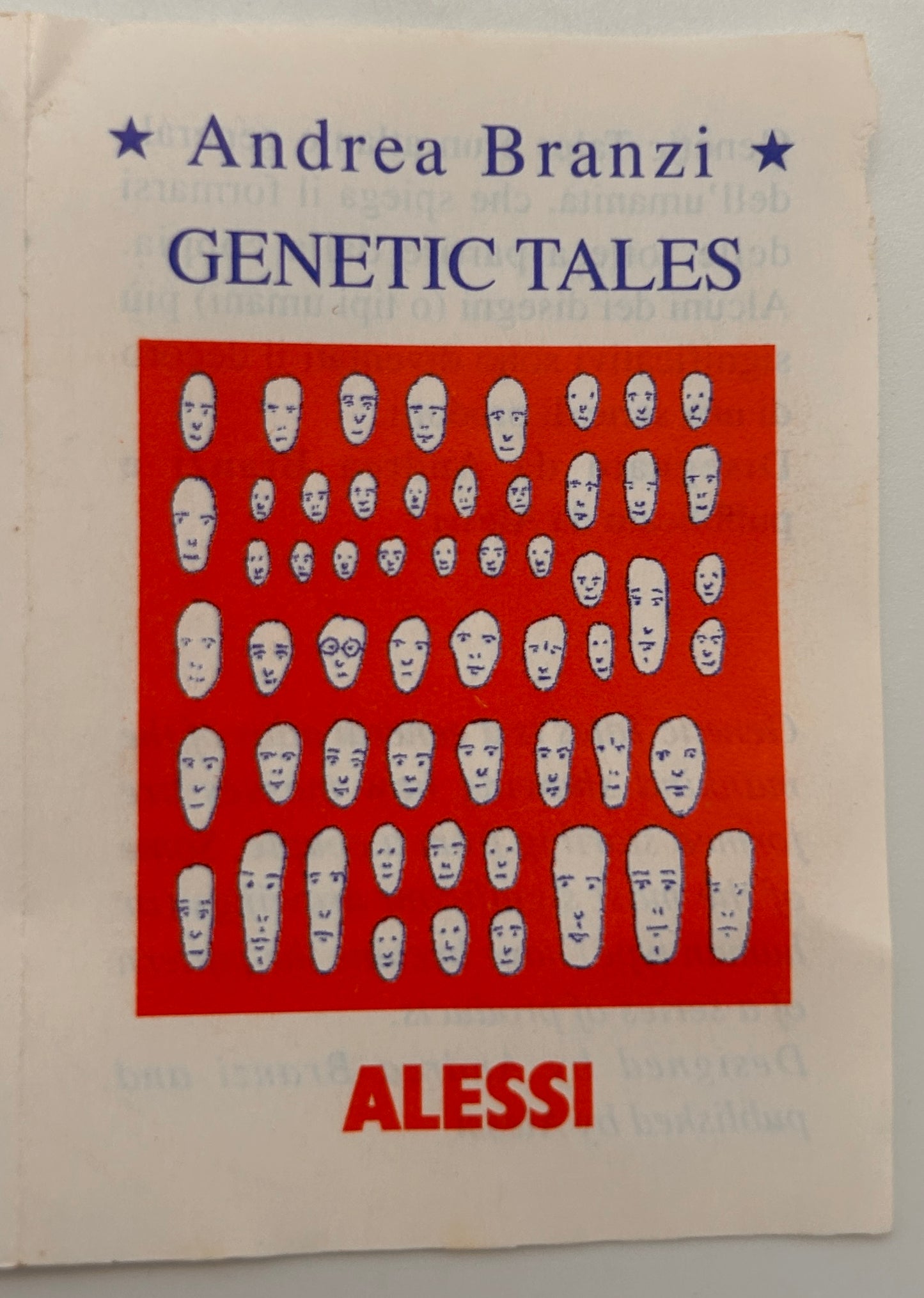 Boîte 'Genetic Tales' Alessi, Andréa Branzi, Italie, 1998
