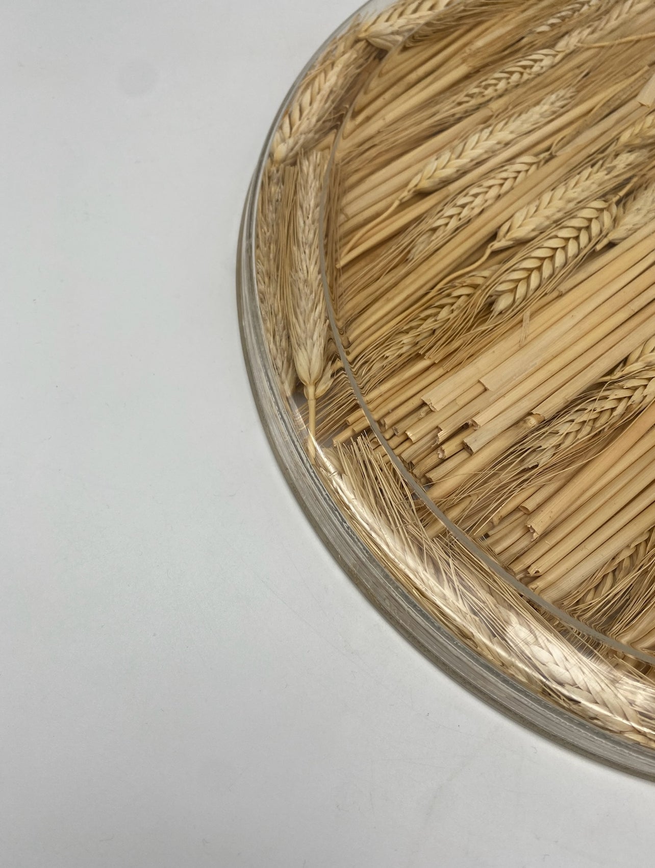 Plateau à fromage "Blé", Maison Dior, 80s