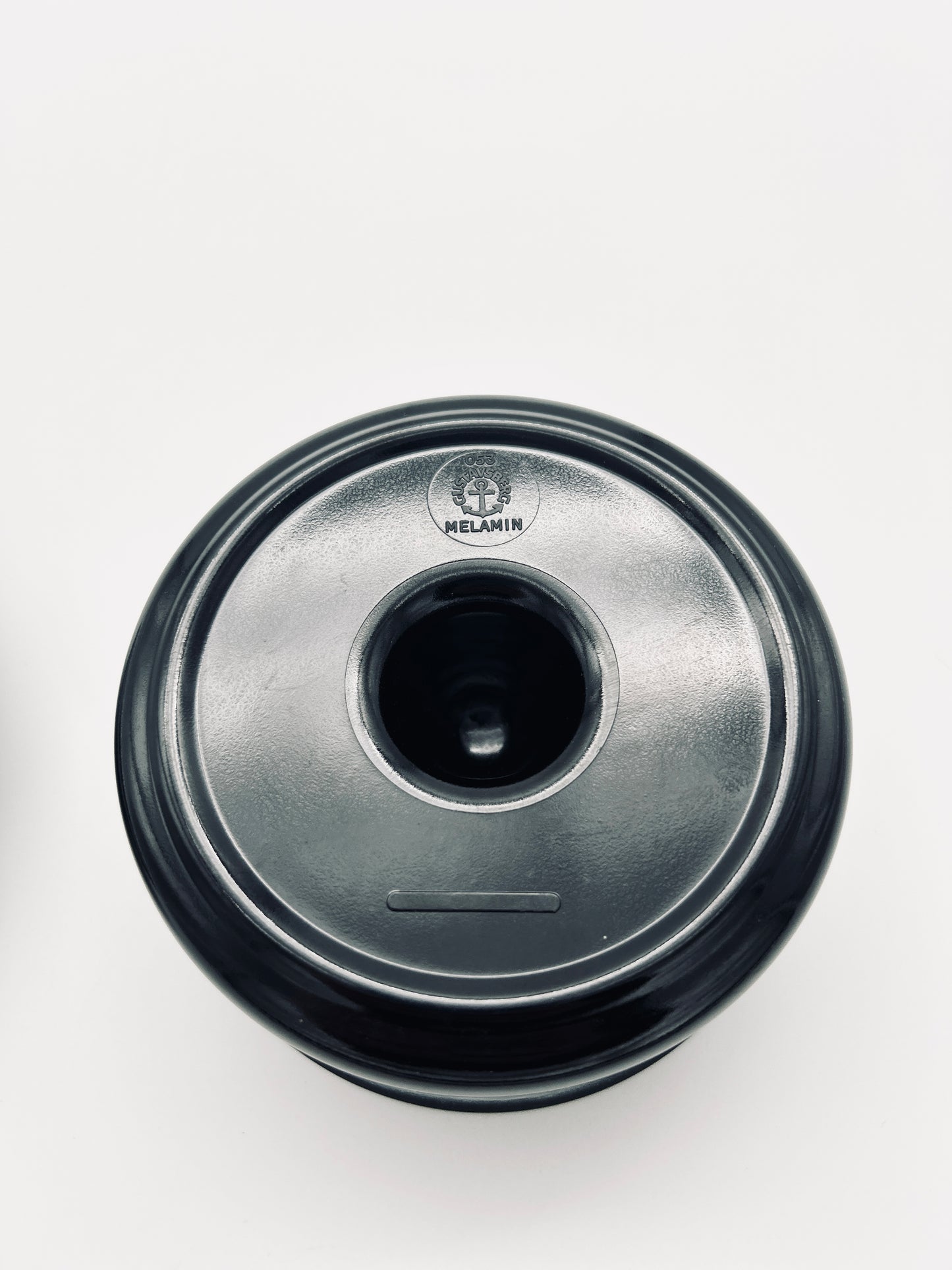 Cendrier mélamine noir 'Kulan', Gunnar Larson, Gustavsberg Ornamin, 70s