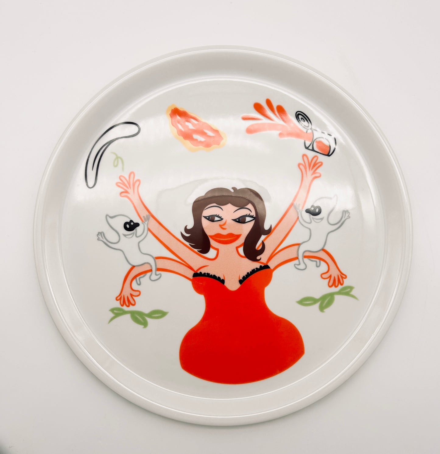 Assiette à Pizza Pummaroriella, Massimo Giacon, Alessi, 2000s