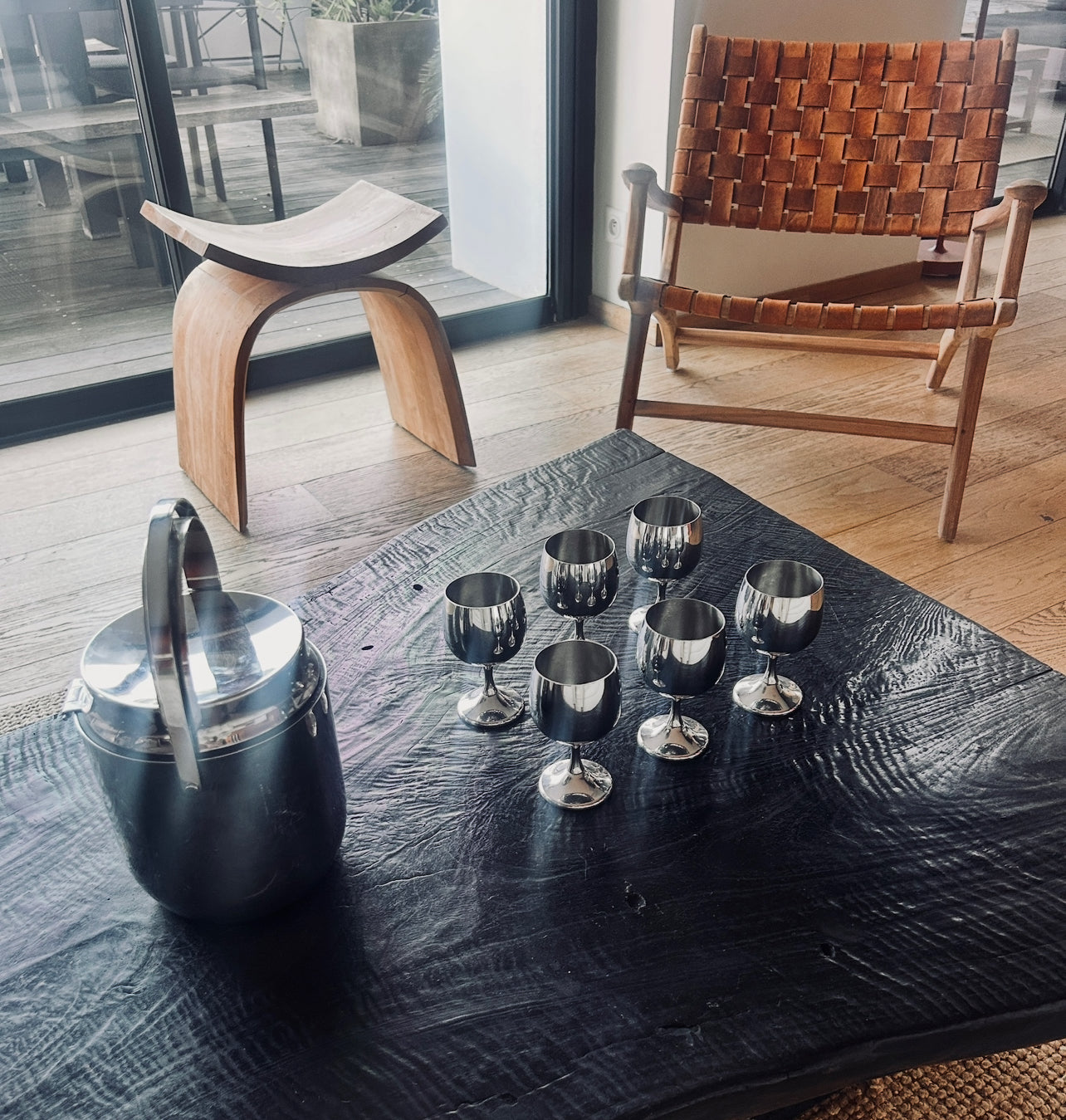 Seau à glaçons thermique MM, Alessi, Carlo Mazzeri, Anselmo Vitale, Italie, 1970s