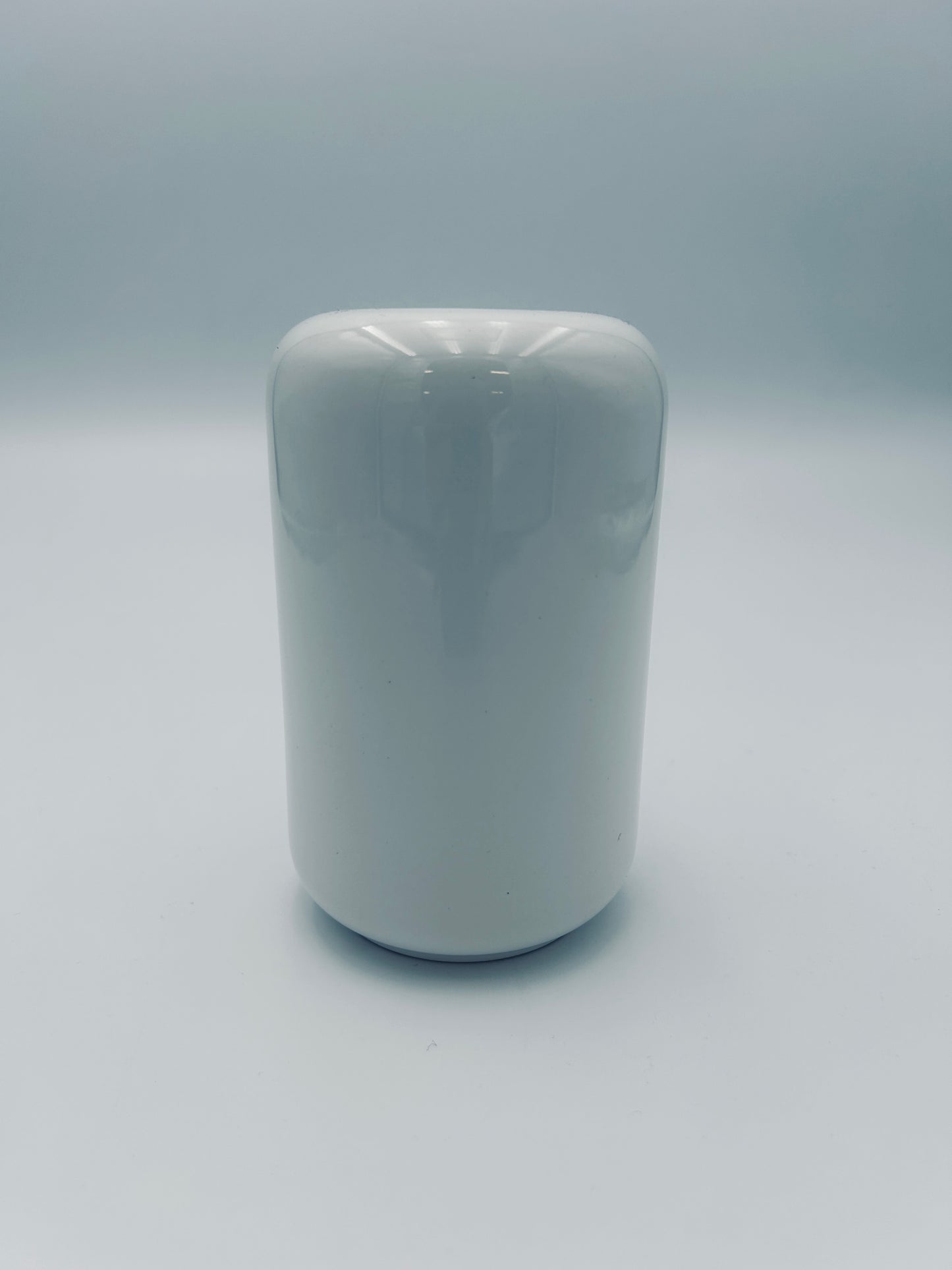 Vase Cylindre blanc, Sicart Cartigliano, Italy, 70s