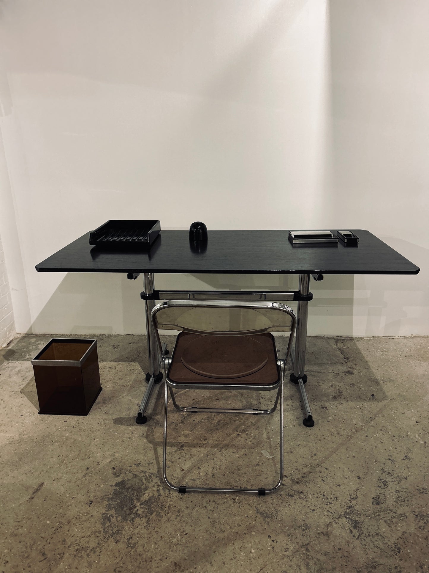 Bureau USM Kitos, plateau bois, 80s