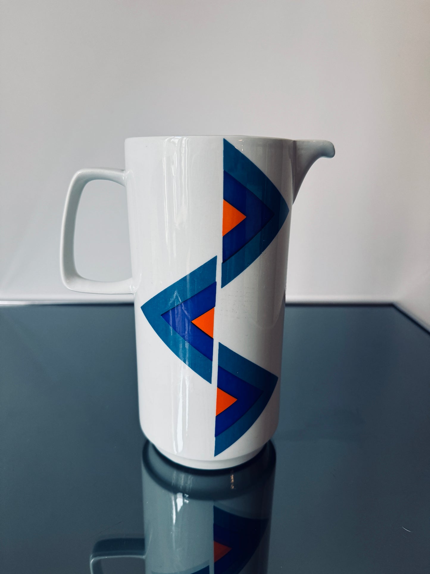 Carafe et gobelets en céramique, Franco Pozzi, Italie 70s