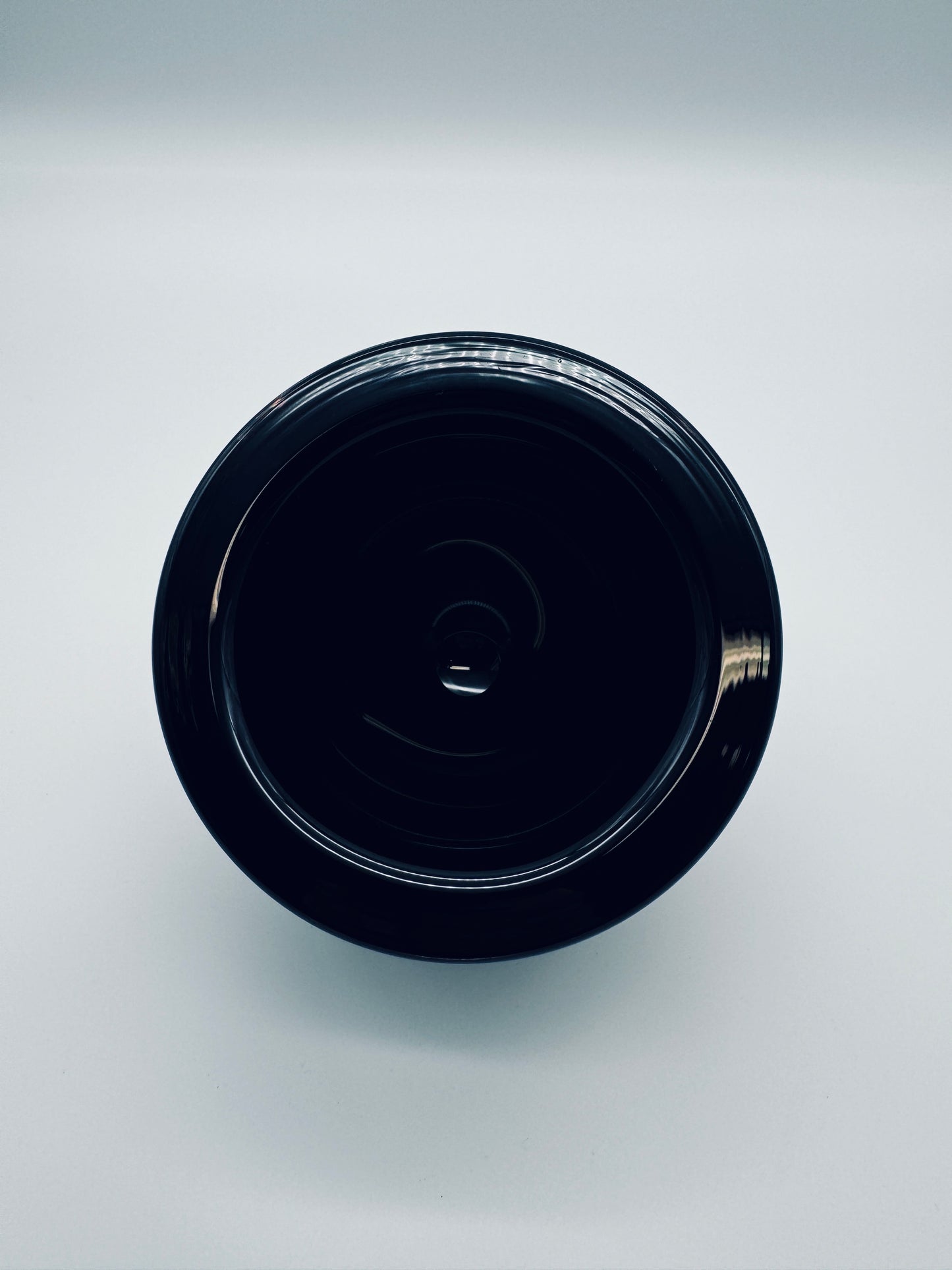 Vide poche verre de murano noir, Alfredo Barbini, 70s
