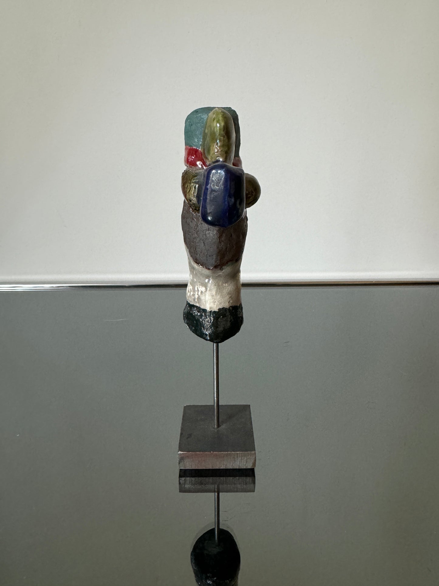 Sculpture en céramique, Profil d’homme, Roger Capron, 60s