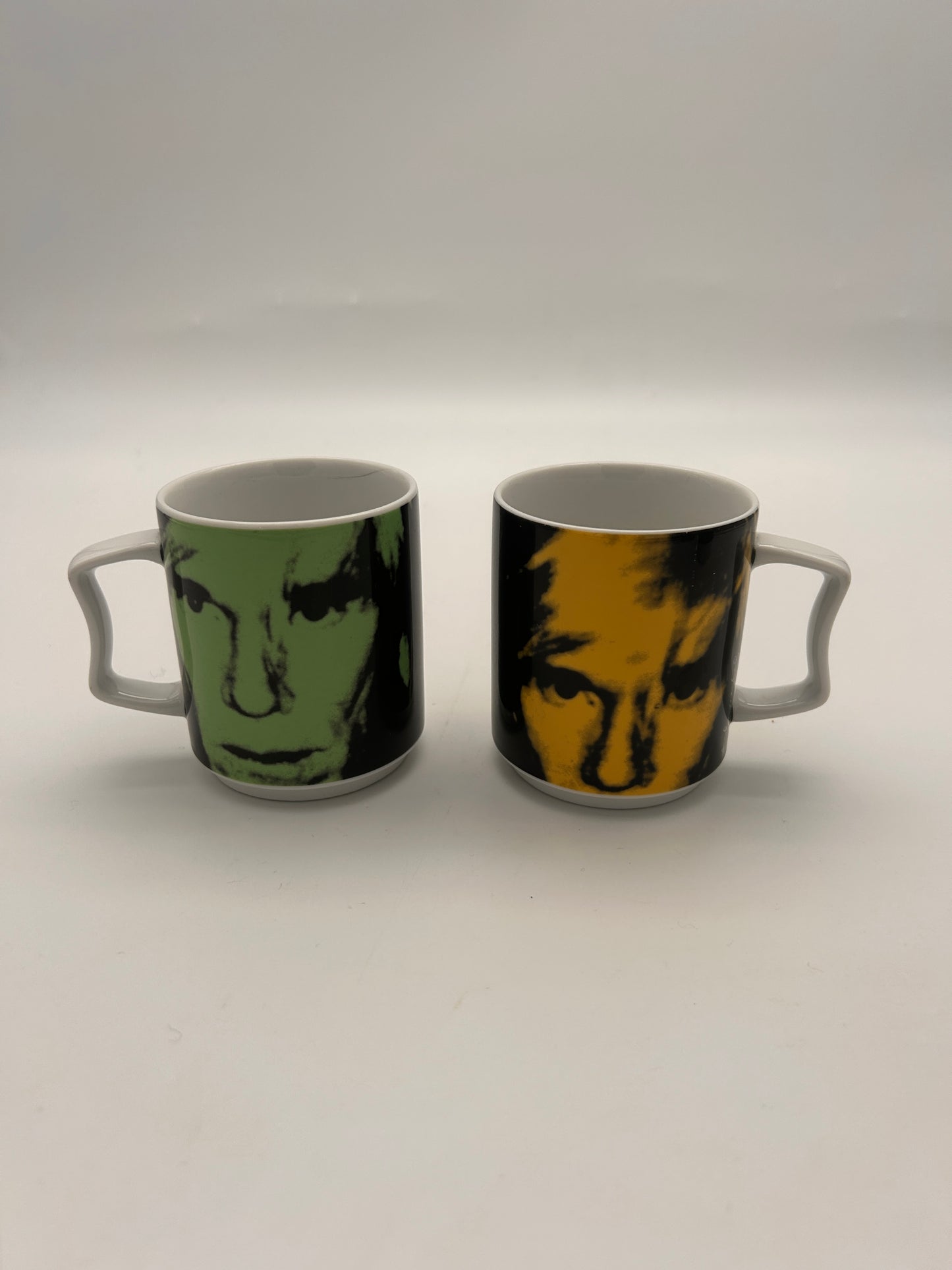 Duo de Mugs Rosenthal Studio-line, Andy Warhol, Allemagne, 80s