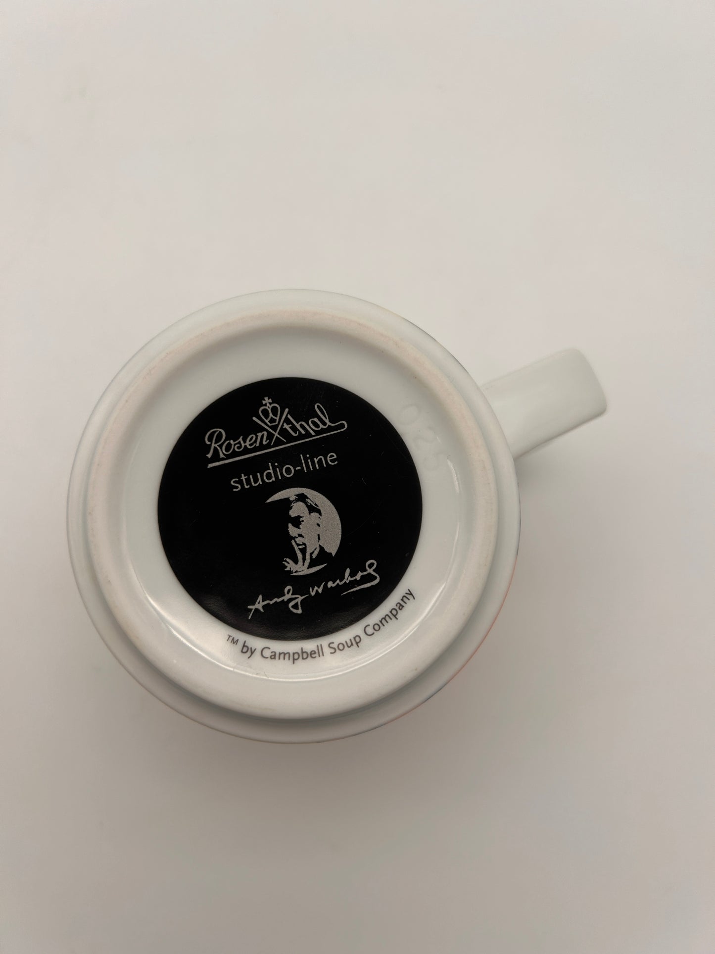 Set de Mugs Campbell's Soup, Andy Warhol, Rosenthal, 80s