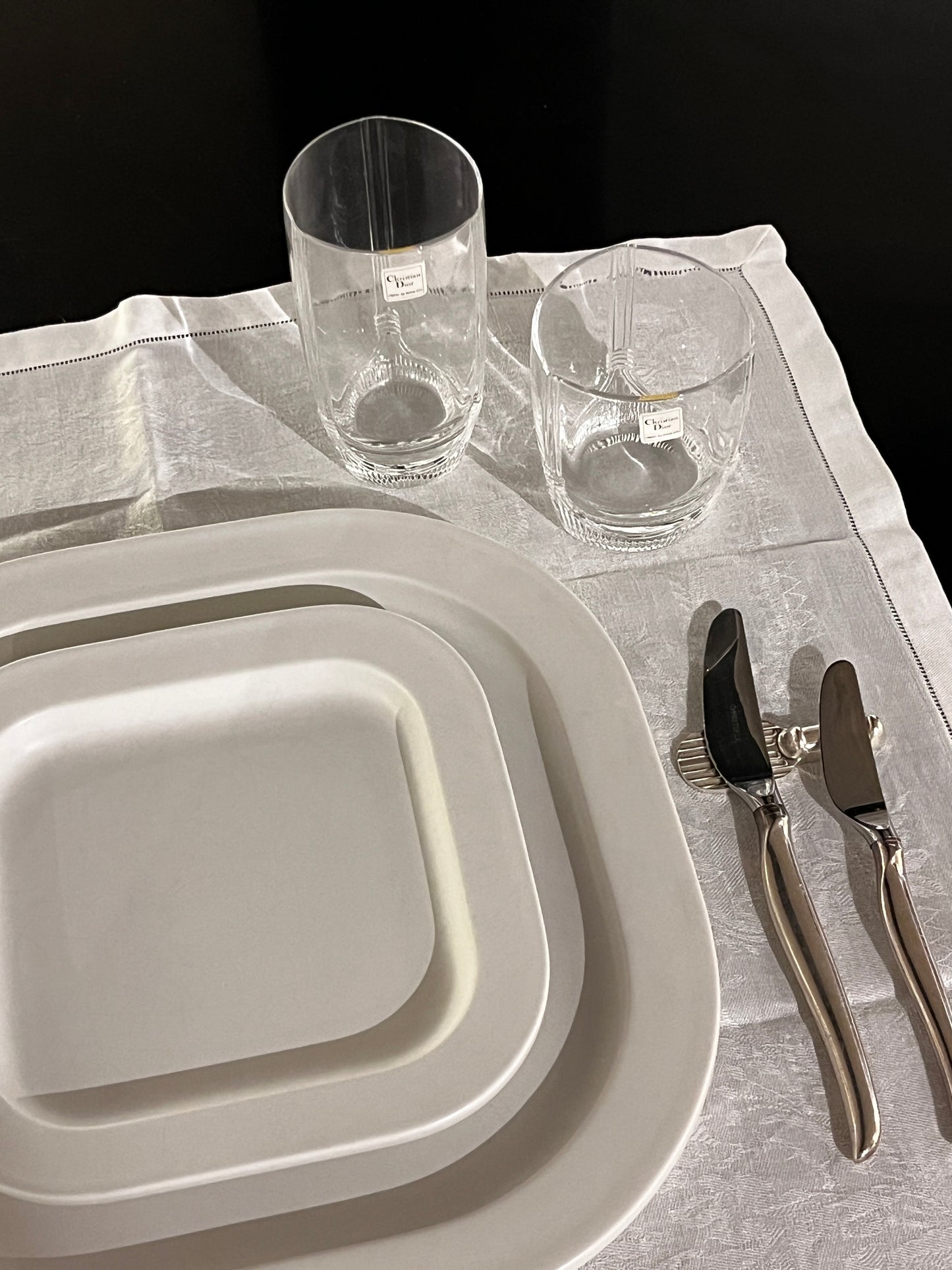 Verres à cocktail hauts, DIOR série Tridior, 60s