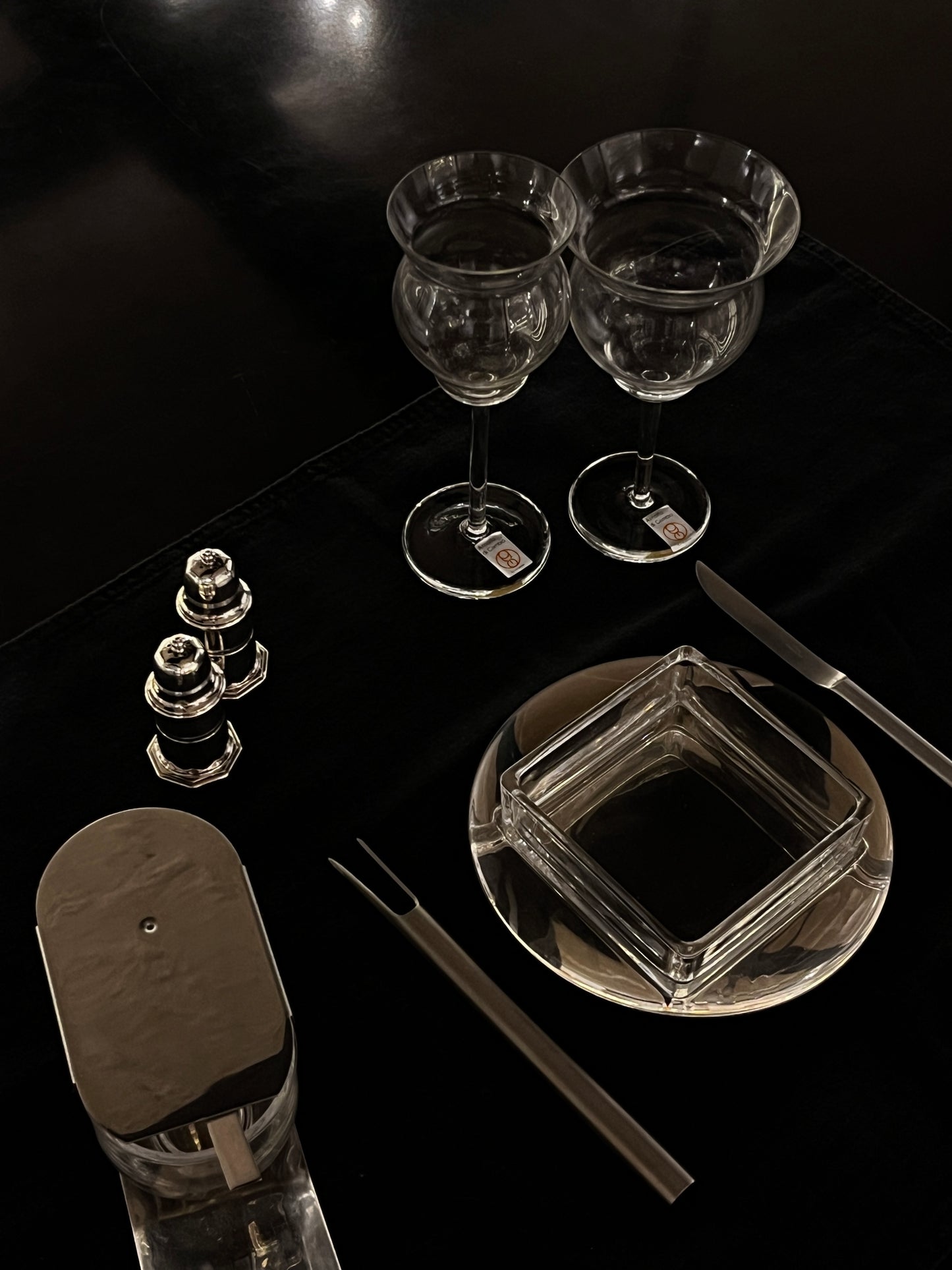 Verres à vin blanc, Arnolfo Di Cambio, "Vignoble", 70s