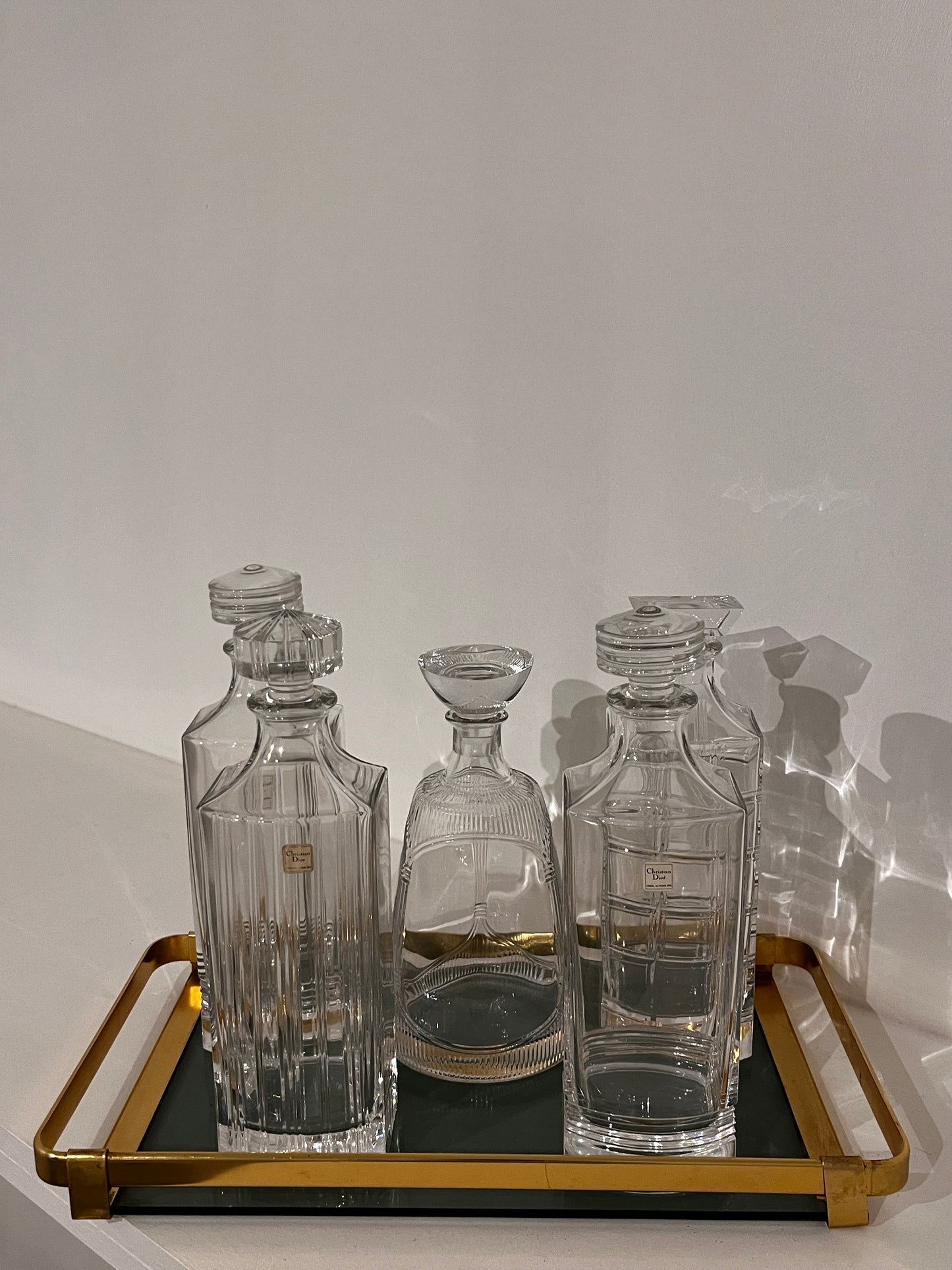 Carafe en cristal, DIOR série Montaigne, 70s