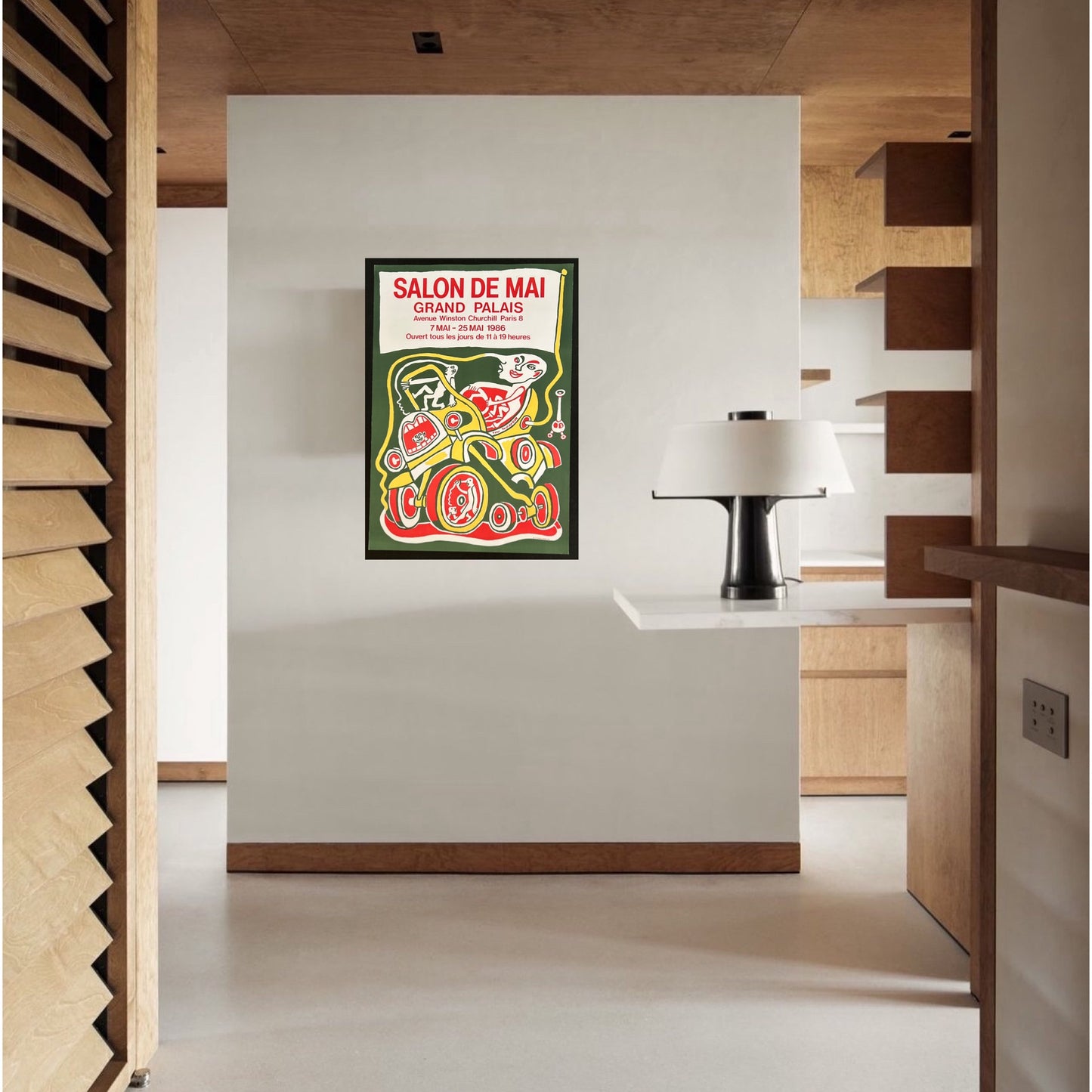 Affiche Yvon Taillandier, Salon de Mai 1986