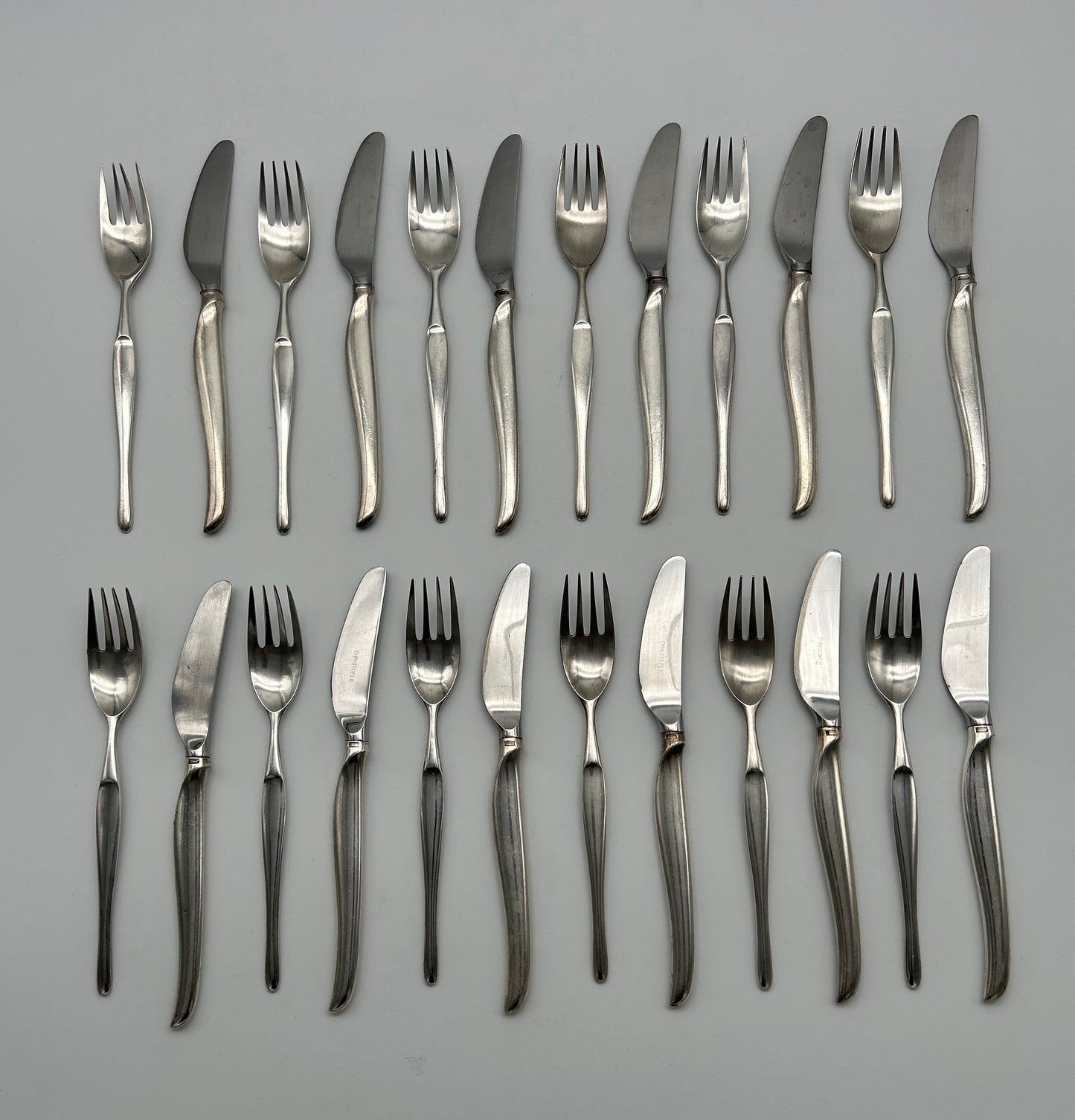 Couverts à diner, Duo, Tapio Wirkkala, Christofle, 60s