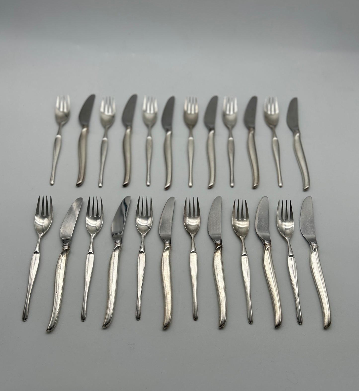 Couverts à diner, Duo, Tapio Wirkkala, Christofle, 60s