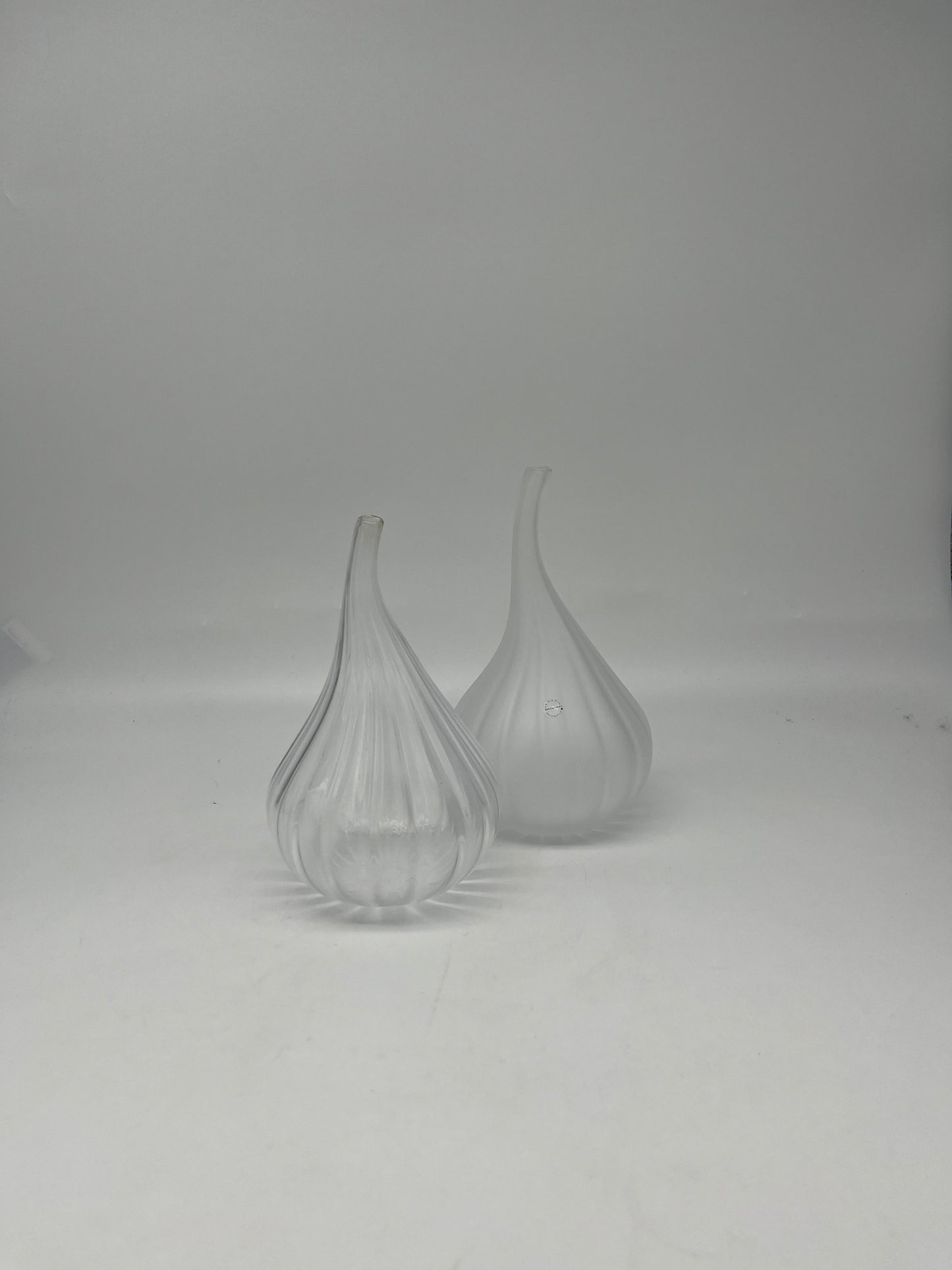 Vase Drop transparent, Verre de Murano, Salviati, R. Stellon, Italy 2004