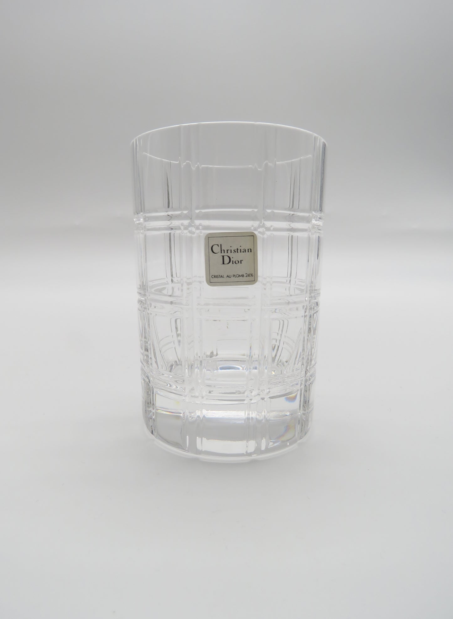 Verres à cocktail Cristal DIOR série Ecosse, 70s 80s