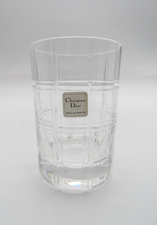 Verres à cocktail en Cristal DIOR série Ecosse, 70s 80s