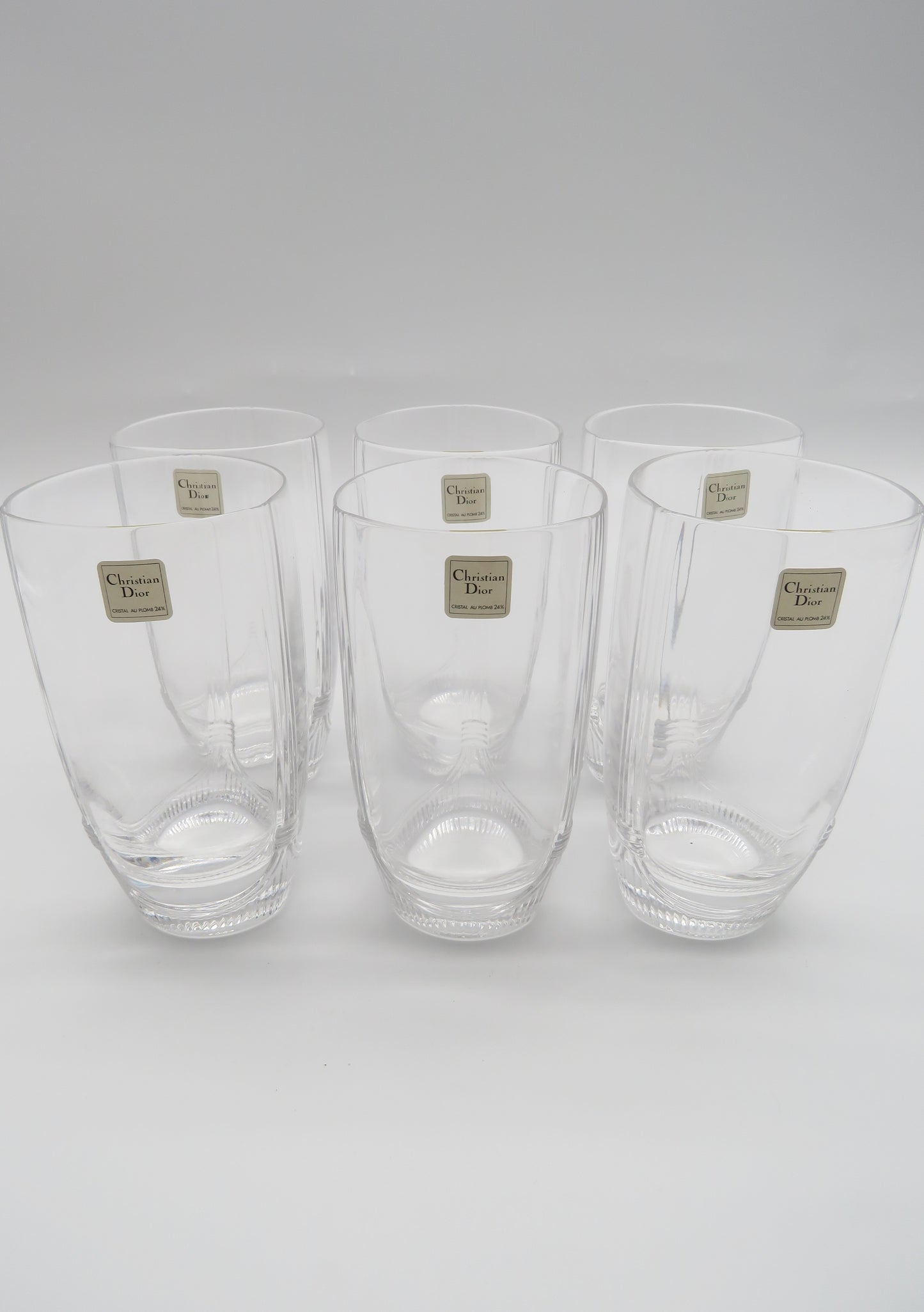 Verres à cocktail hauts, DIOR série Tridior, 60s