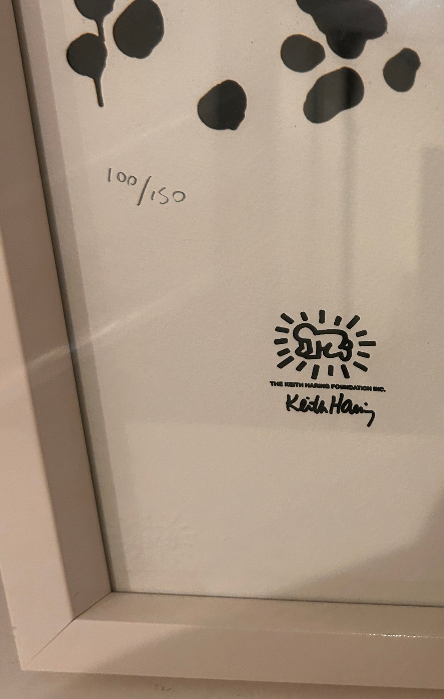 Lithographie offset KEITH HARING, Cruella de Vil, 90s