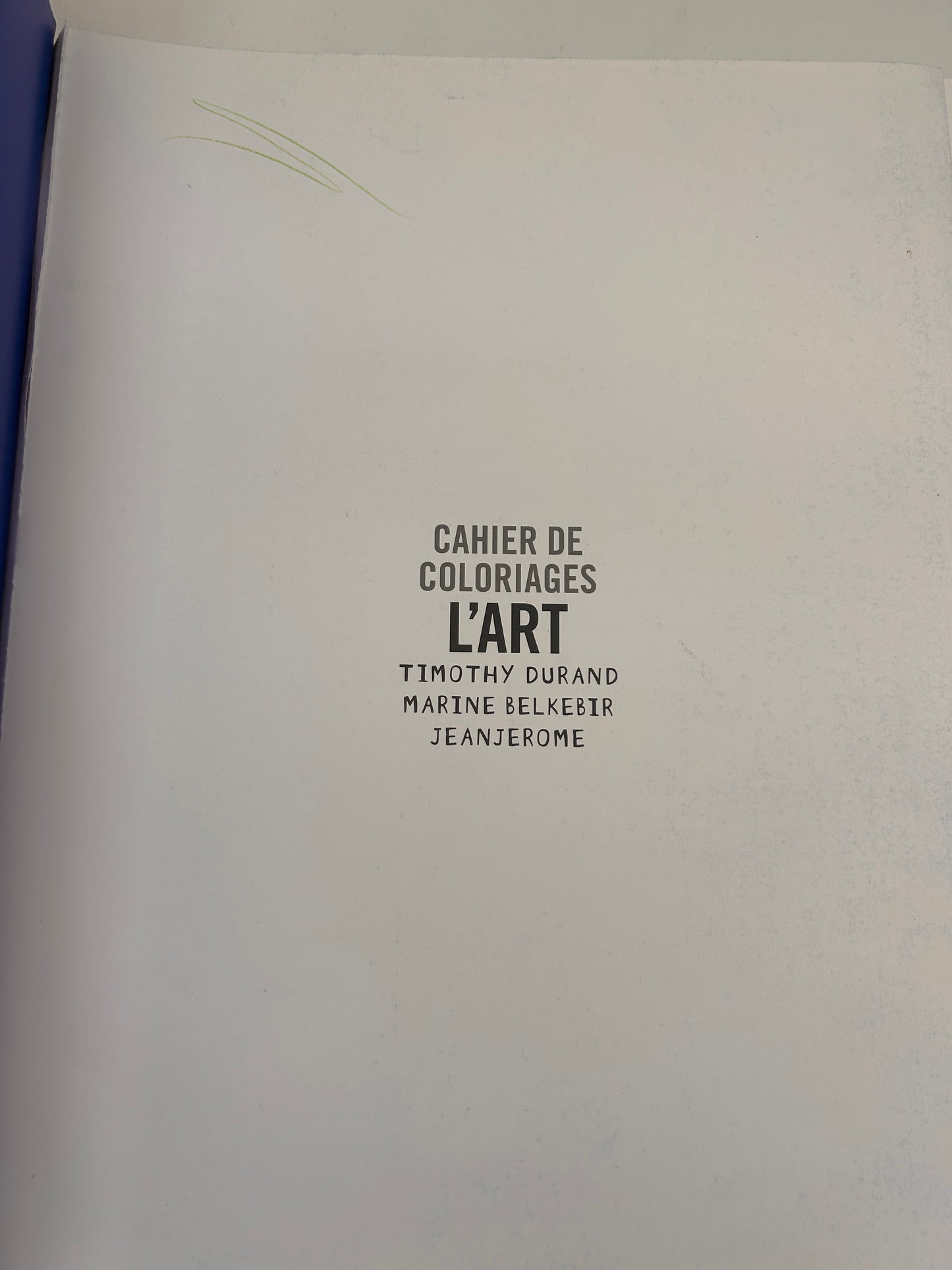 Cahier de coloriages L'Art, Editions Chêne