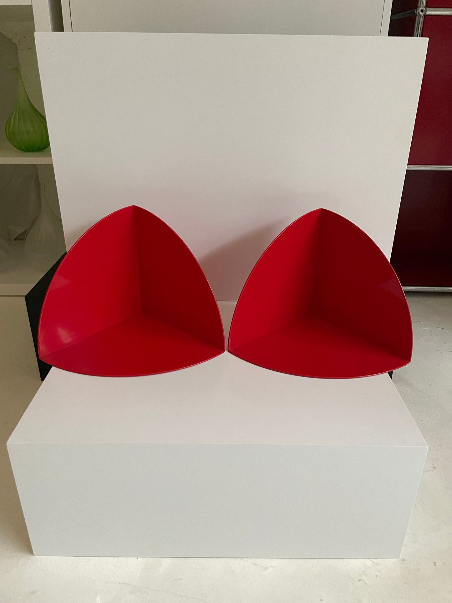 Serres livres rouges, Giotto Stoppino, KARTELL, 70s
