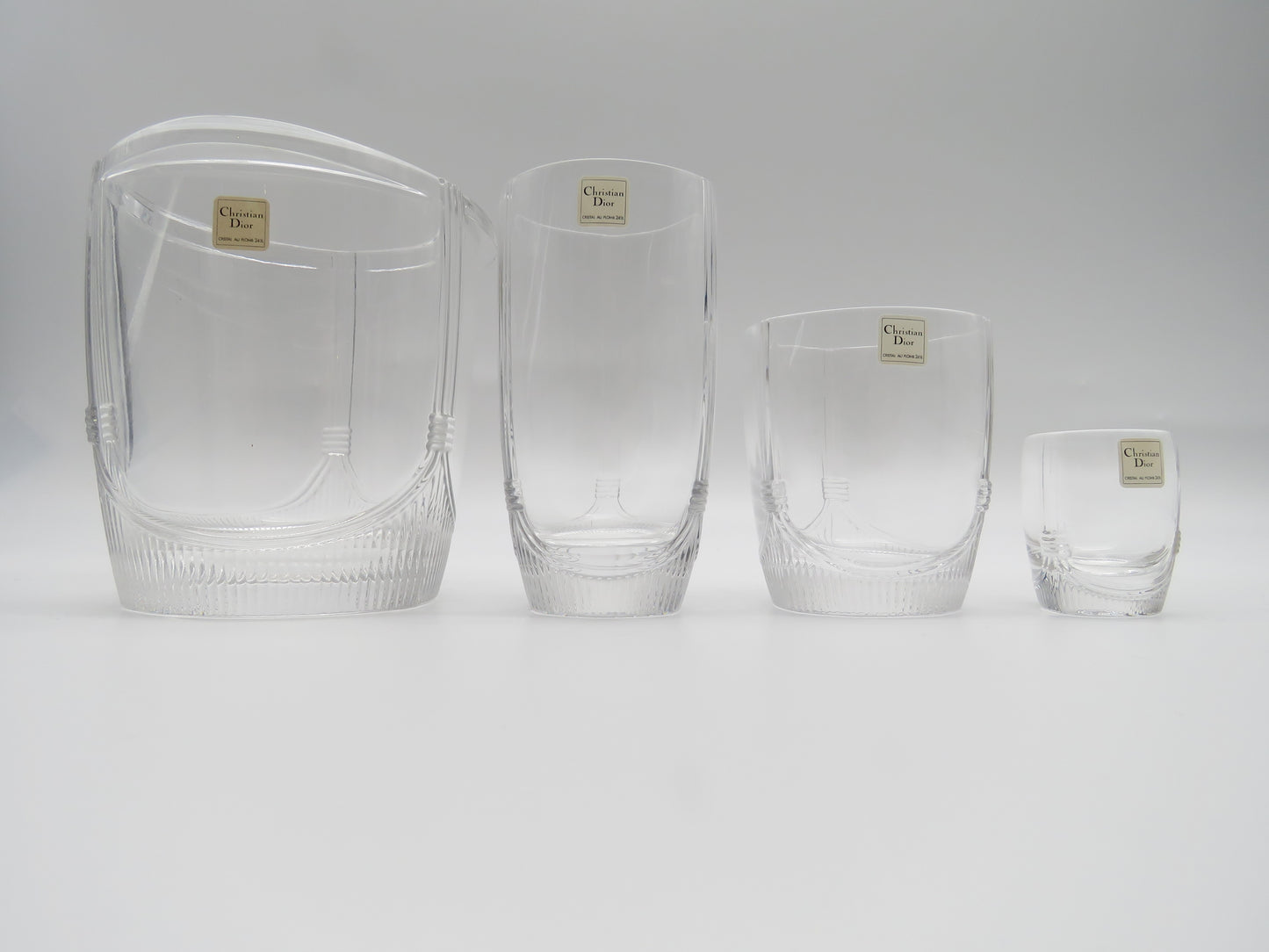 Verres à cocktail hauts, DIOR série Tridior, 60s