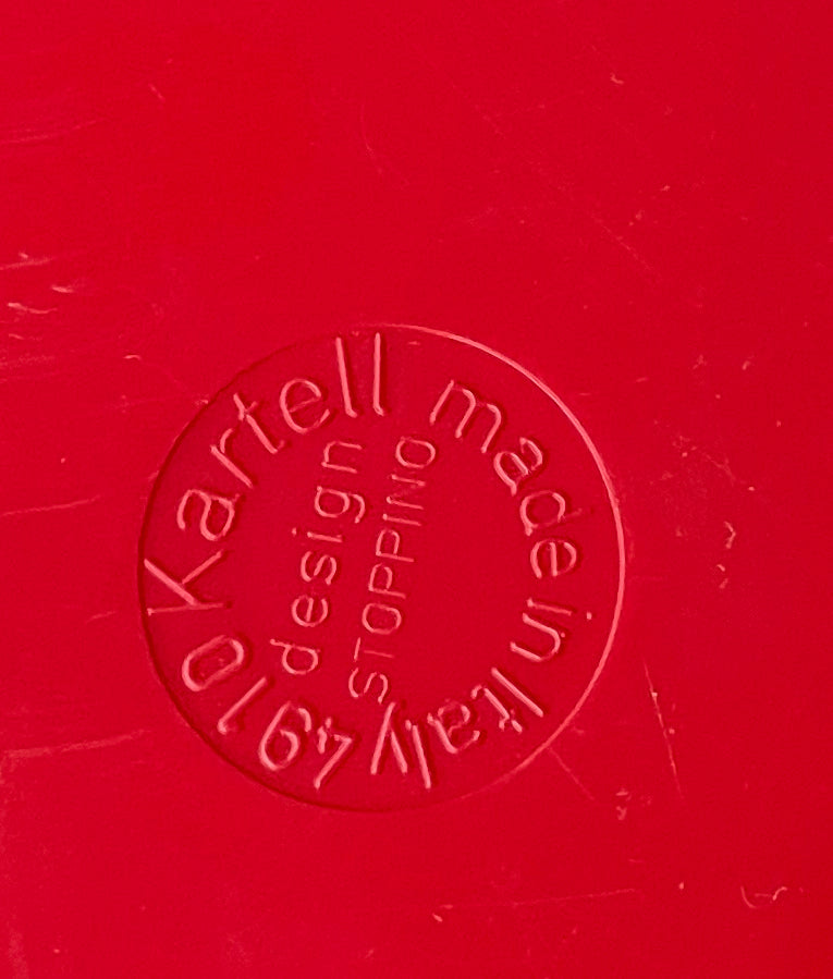 Serres livres rouges, Giotto Stoppino, KARTELL, 70s
