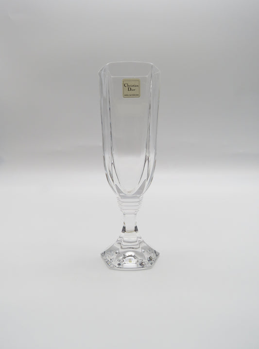 Verres à cocktail ou champagne en cristal, DIOR série Montaigne, 70s
