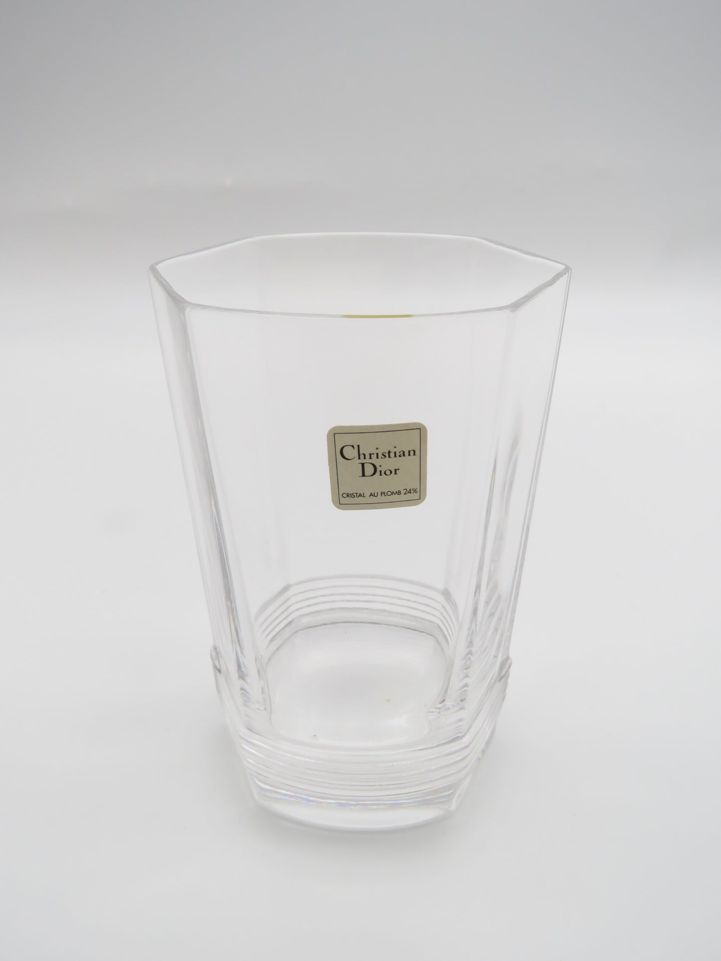 Verres long drink en cristal, DIOR série Montaigne, 70s