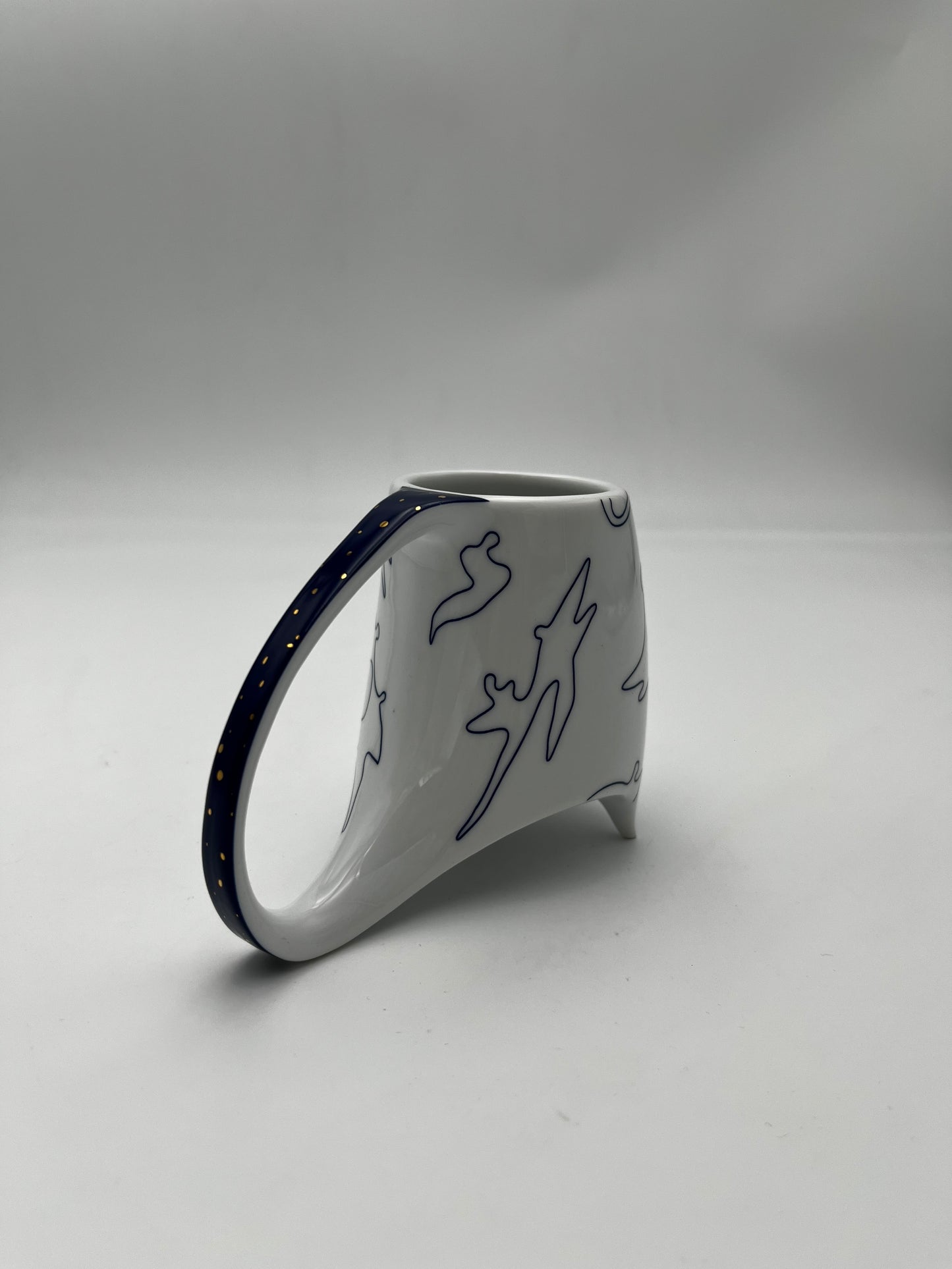 Tasses Artihove, Carry Ammerlaan, Dutch Delfts, 90s