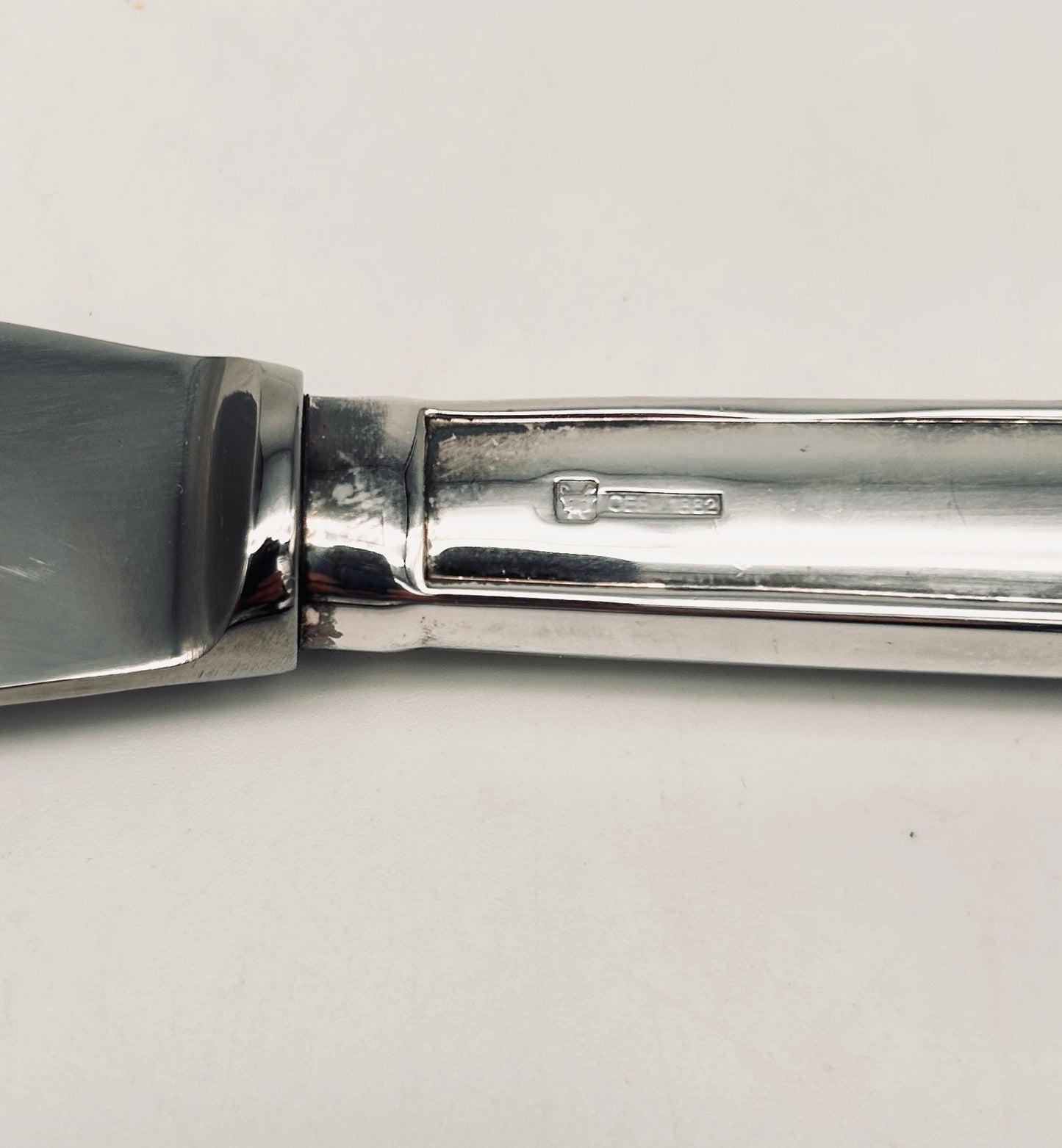 Couteau à parmesan en argent, Cesa 1882, 70s